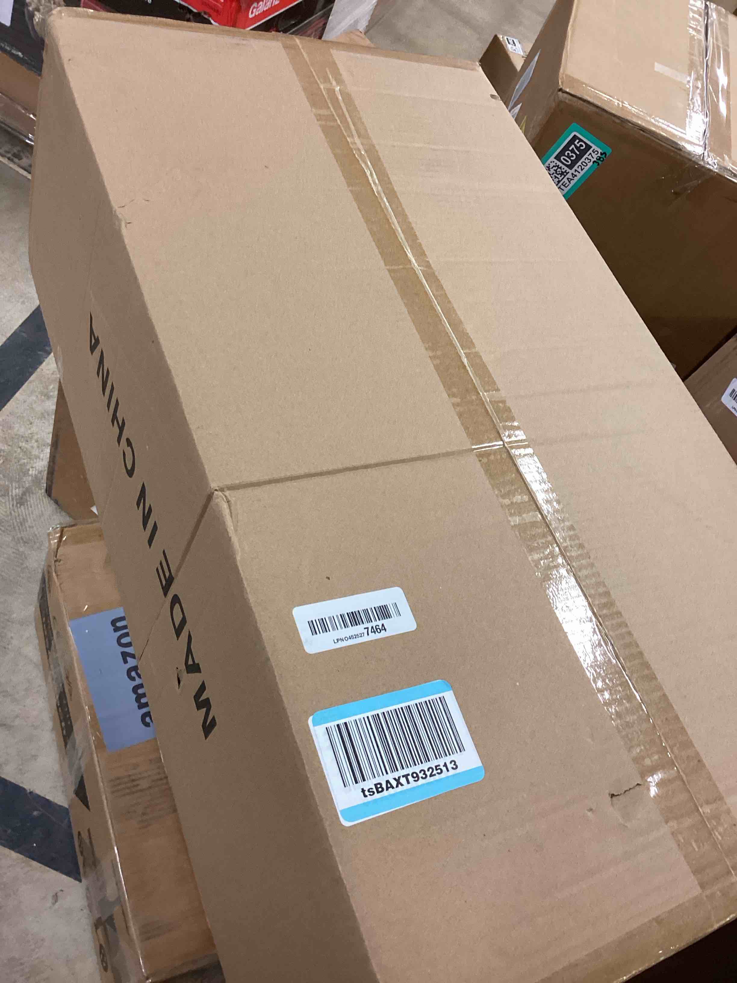 Condition photo showing New/Like New for Ceiling Fans with Lights and Remote, 52 Inch Outdoor Fans for Patios, USA Original Patent, ETL Listed, 3 Downrods, 5 Blades, 6 Speeds Reversible Noiseless DC Motor Wood Fans for Farmhouse, Walnut Wood Walnut Wood 52"