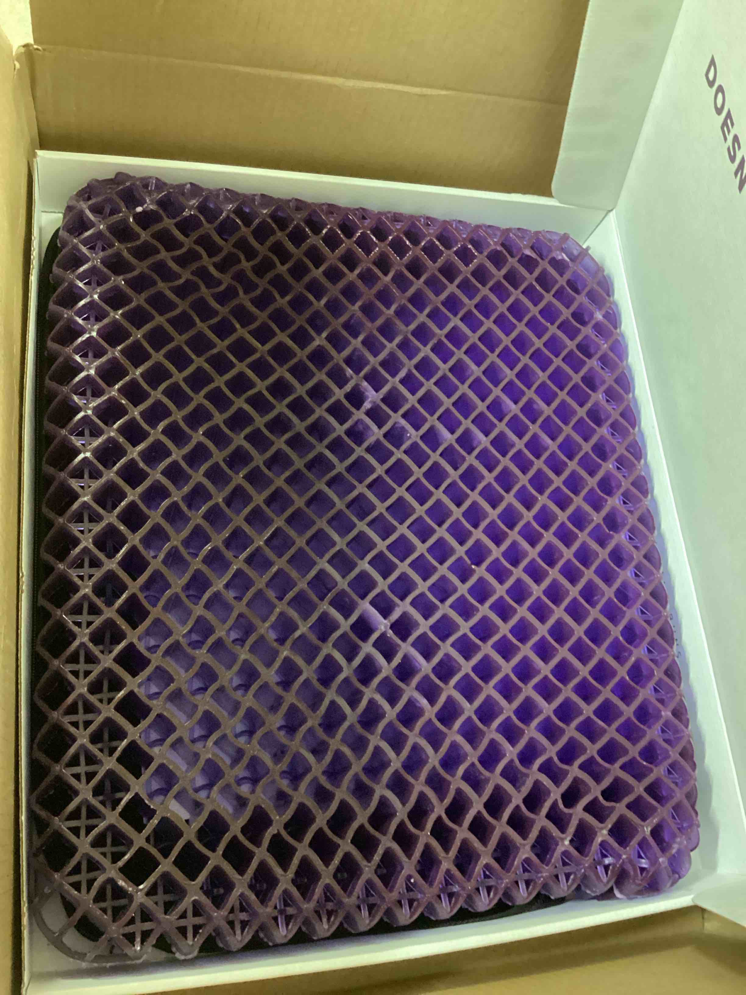 Condition photo showing Good Condition for Purple Royal Seat Cushion - Seat Cushion for The Car Or Office Chair - Temperature Neutral Grid