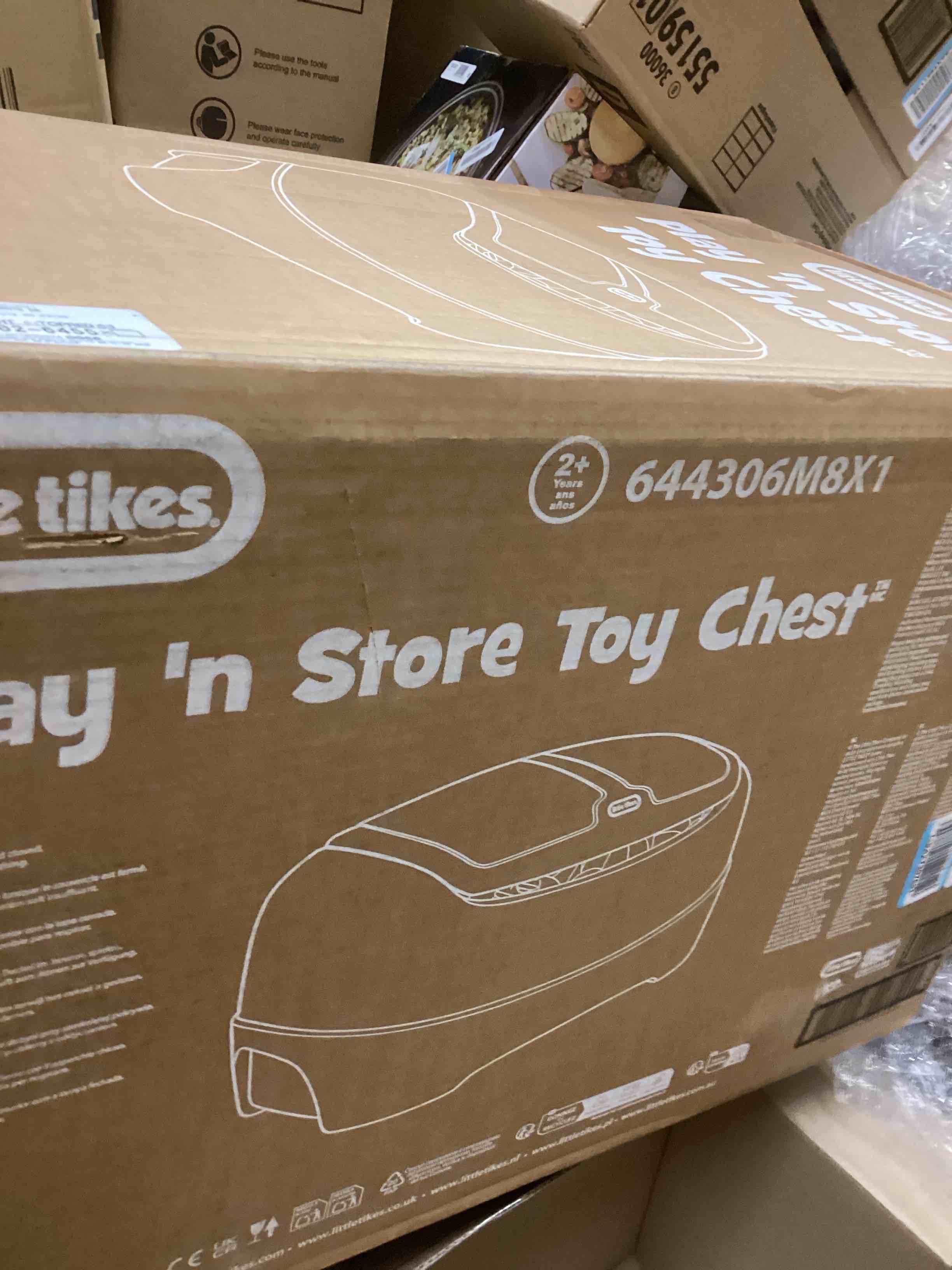 Condition photo showing New/Like New for Little Tikes Play 'N Store Toy Chest