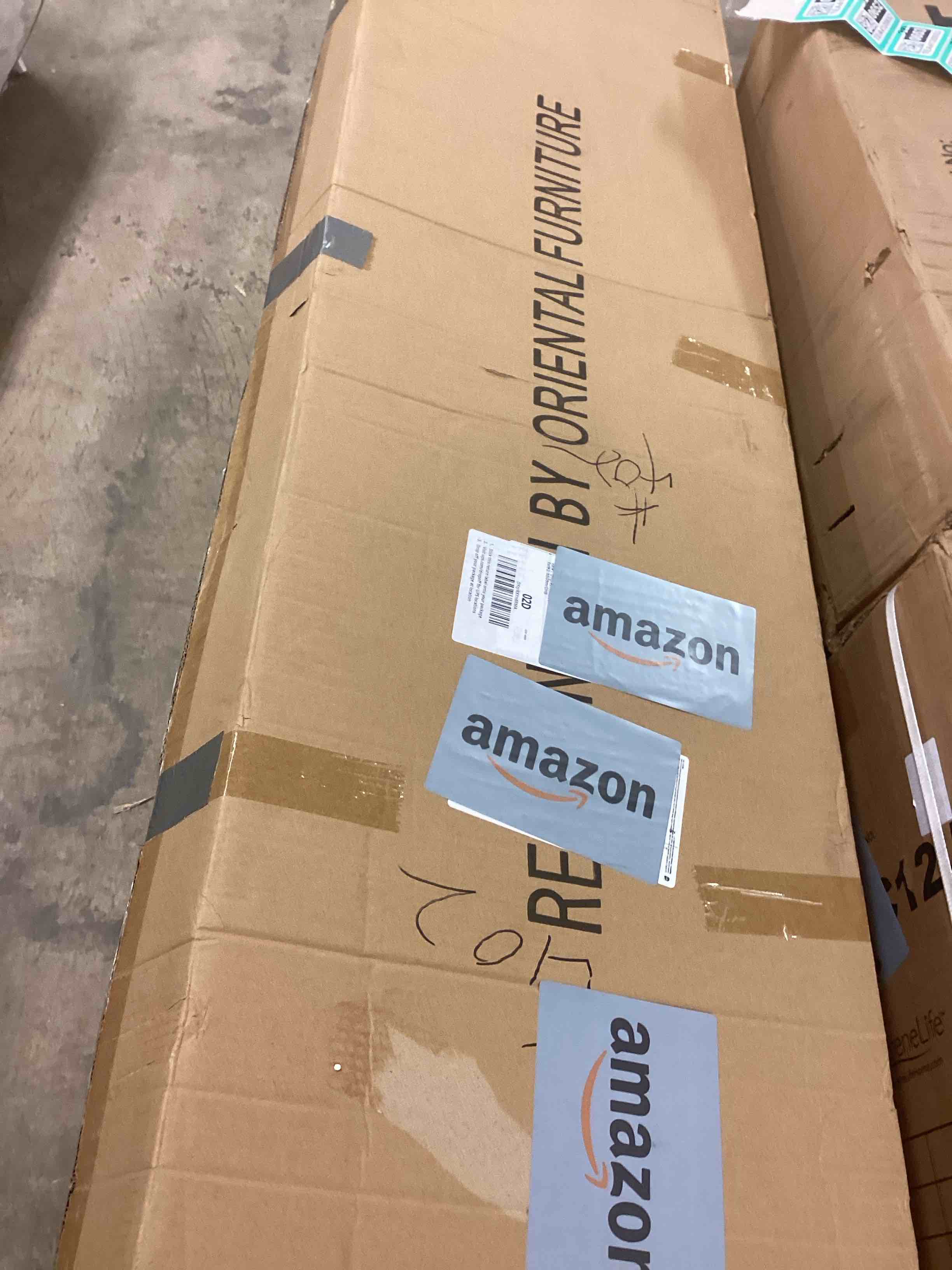 Condition photo showing New/Like New for Oriental Furniture 6 ft. Tall Path of Life Room Divider 6 Panel