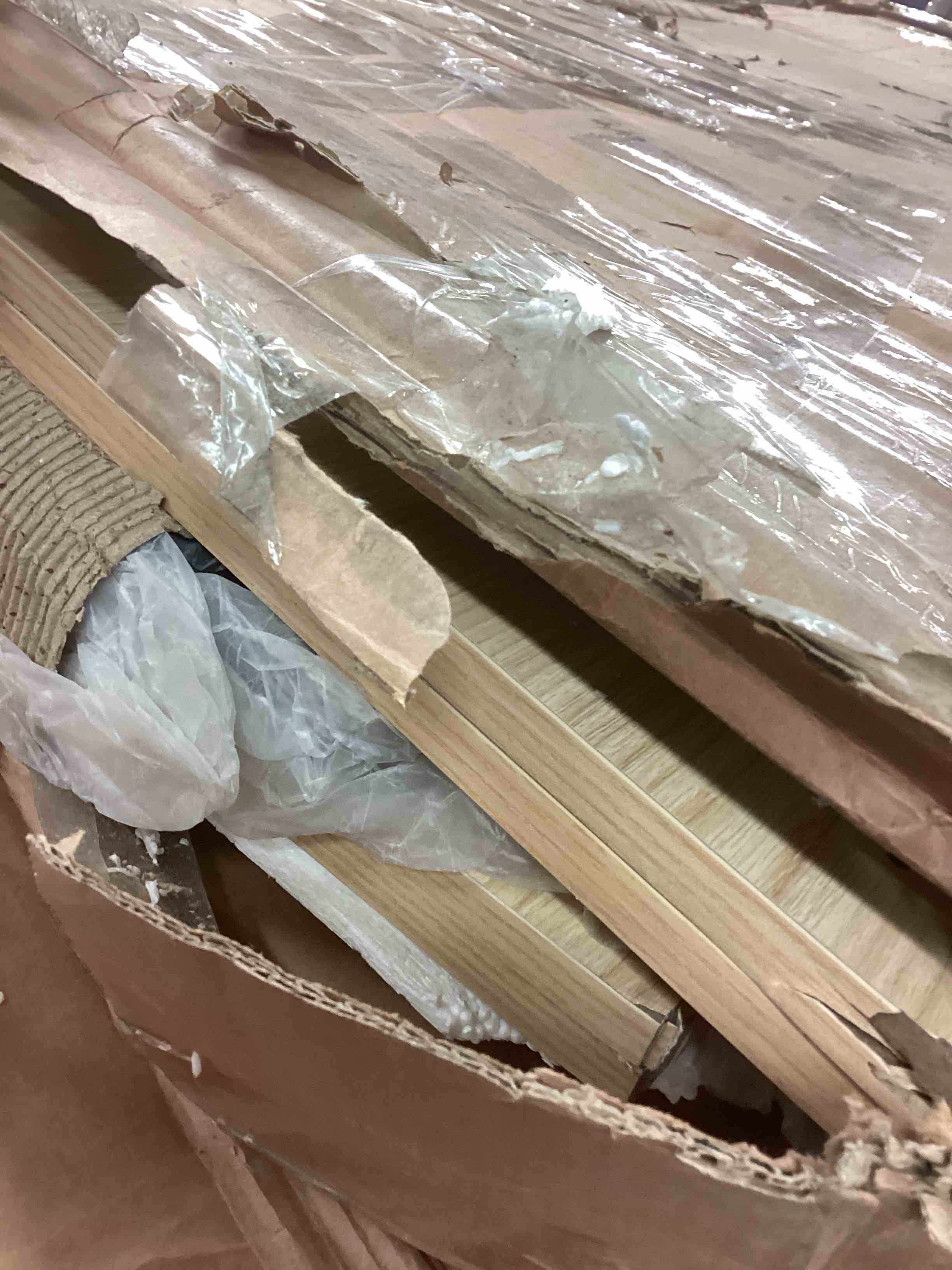 Condition photo showing As Is for Conference Table, Modern Boat Shaped Meeting Table