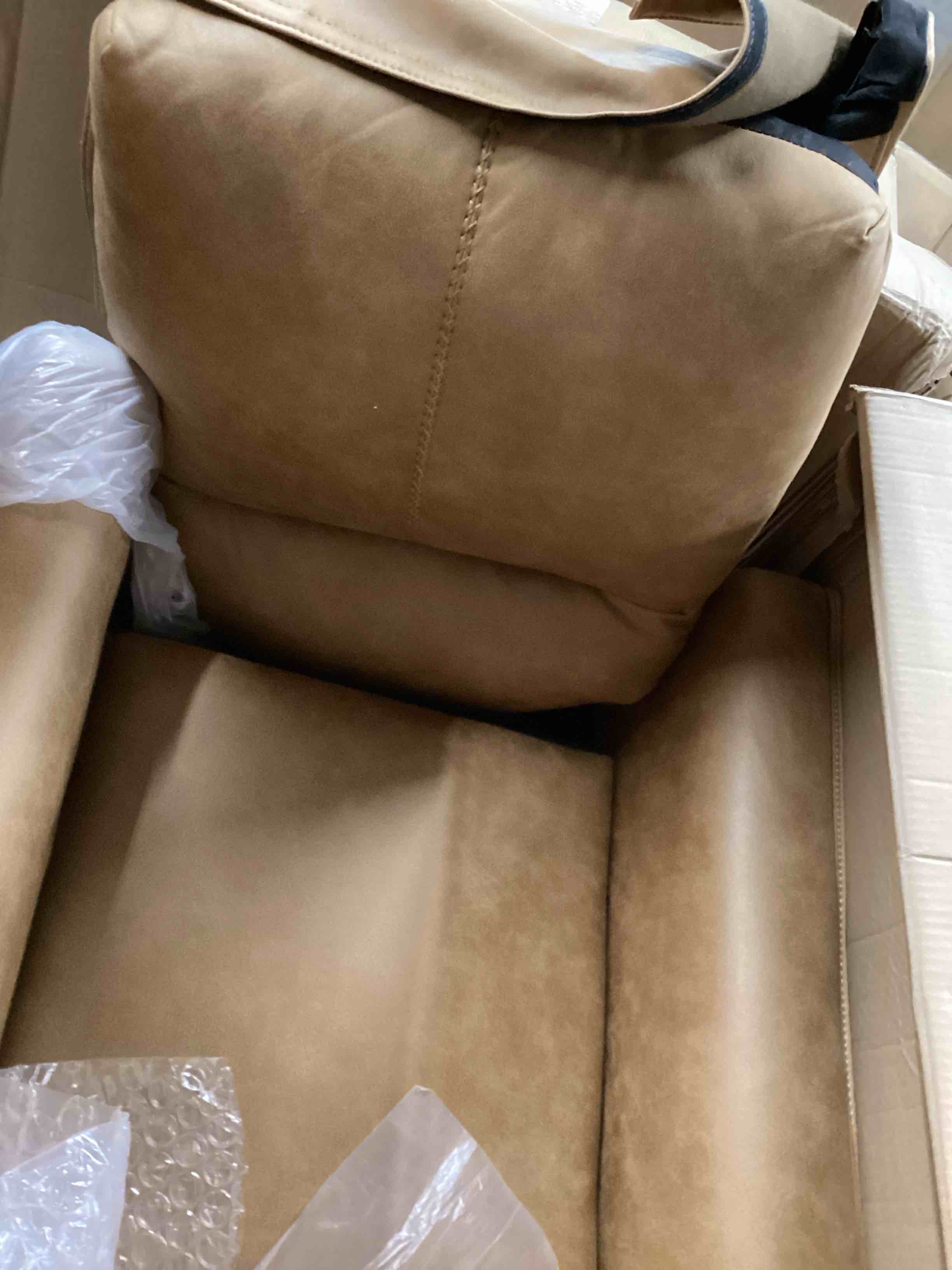 Condition photo showing Good Condition for Tayani 31.5" Wide Modern Comfortable Upholstered Swivel And Rocker Manual Recliner