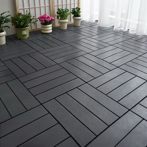 44pcs plastic interlocking deck tiles 12x12 in outdoor patio flooring waterproof