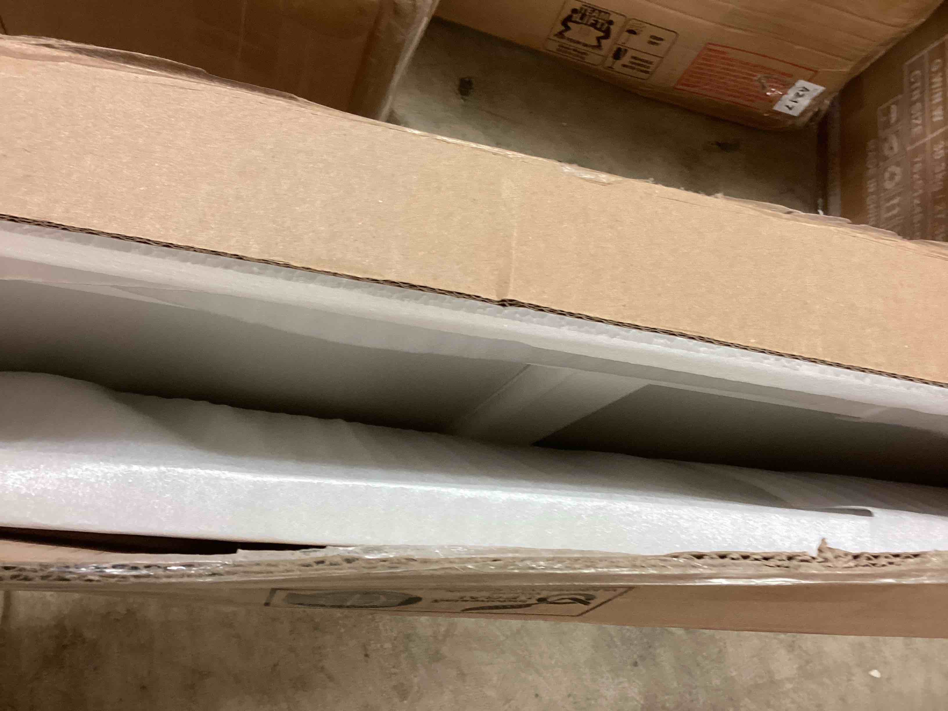 Condition photo showing New/Like New for AFI Madison Headboard with Turbo Charger, King, White