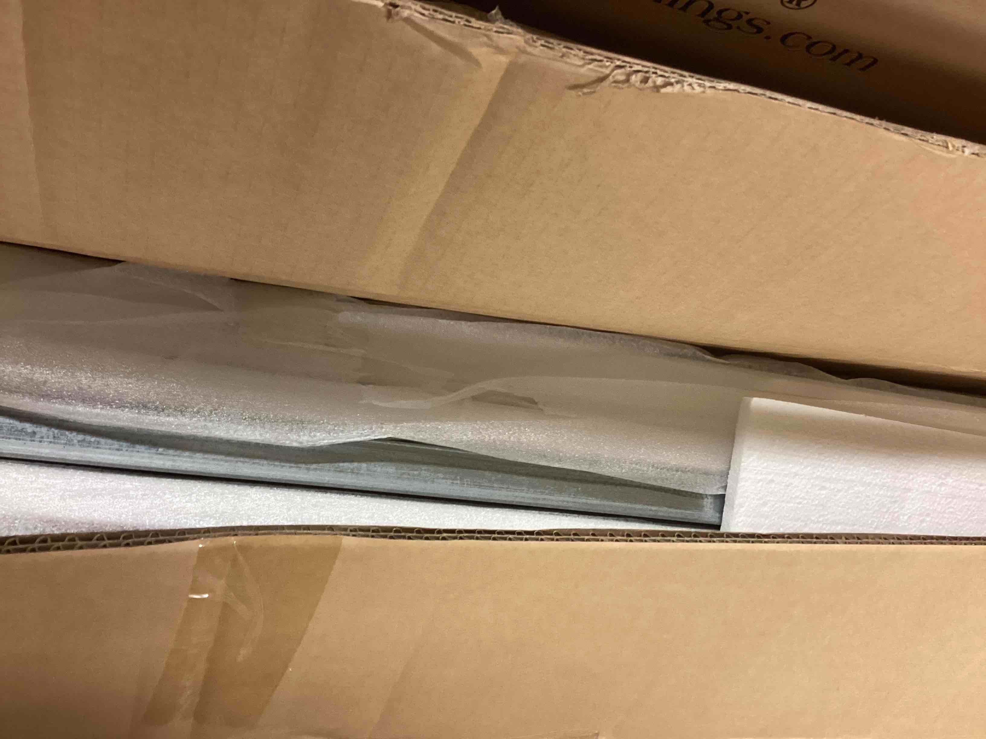 Condition photo showing Good Condition for Max & Lily Twin Bed Frame with Slatted Headboard, Solid Wood Platform Bed for Kids, No Box Spring Needed, Easy Assembly, White