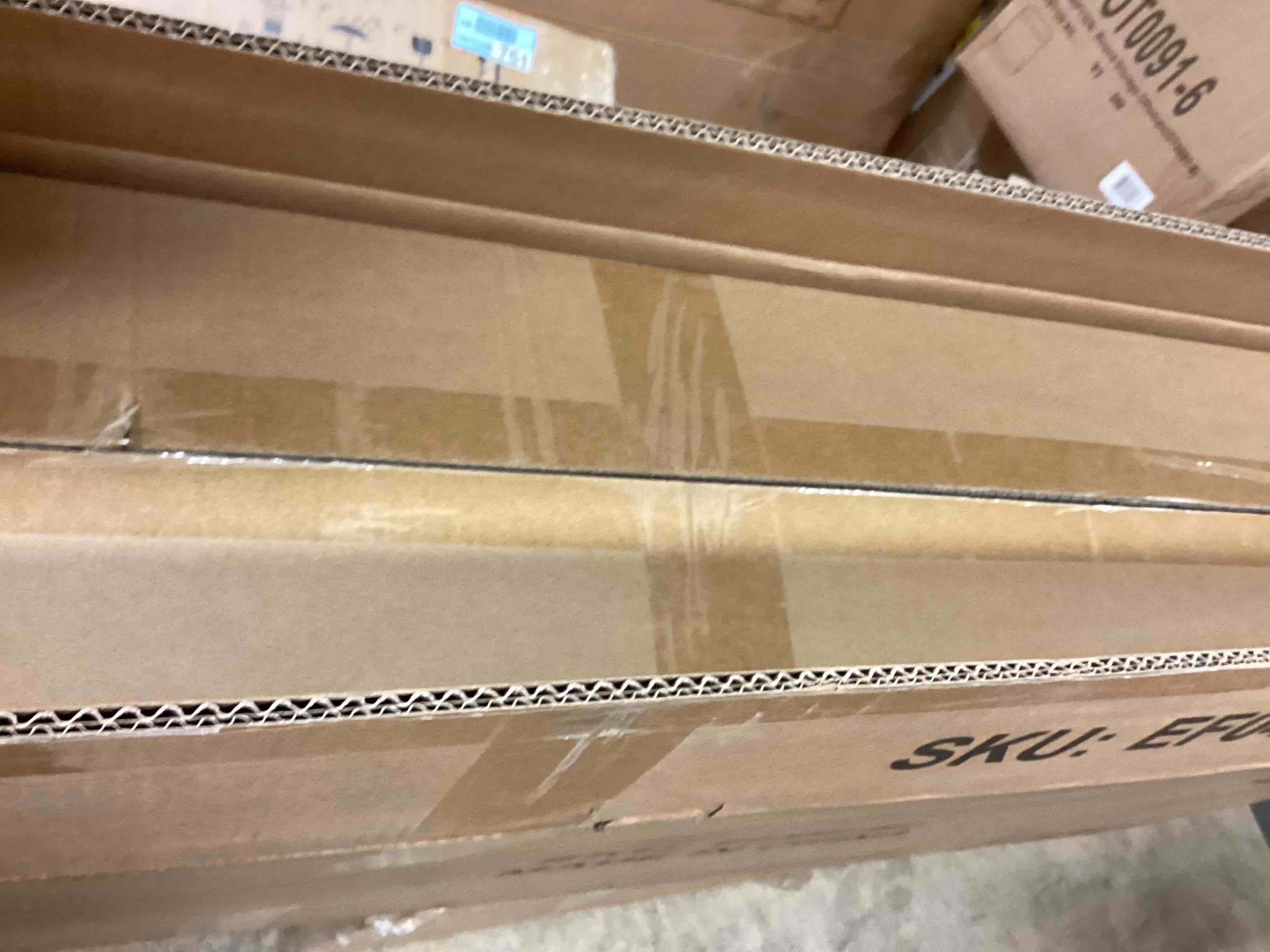 Condition photo showing New/Like New for Valuxhome 42 Electric Fireplace, Recessed Fireplace Insert with Remote Control, Touch Screen, Logset & Crystal, 750/1500W, Black