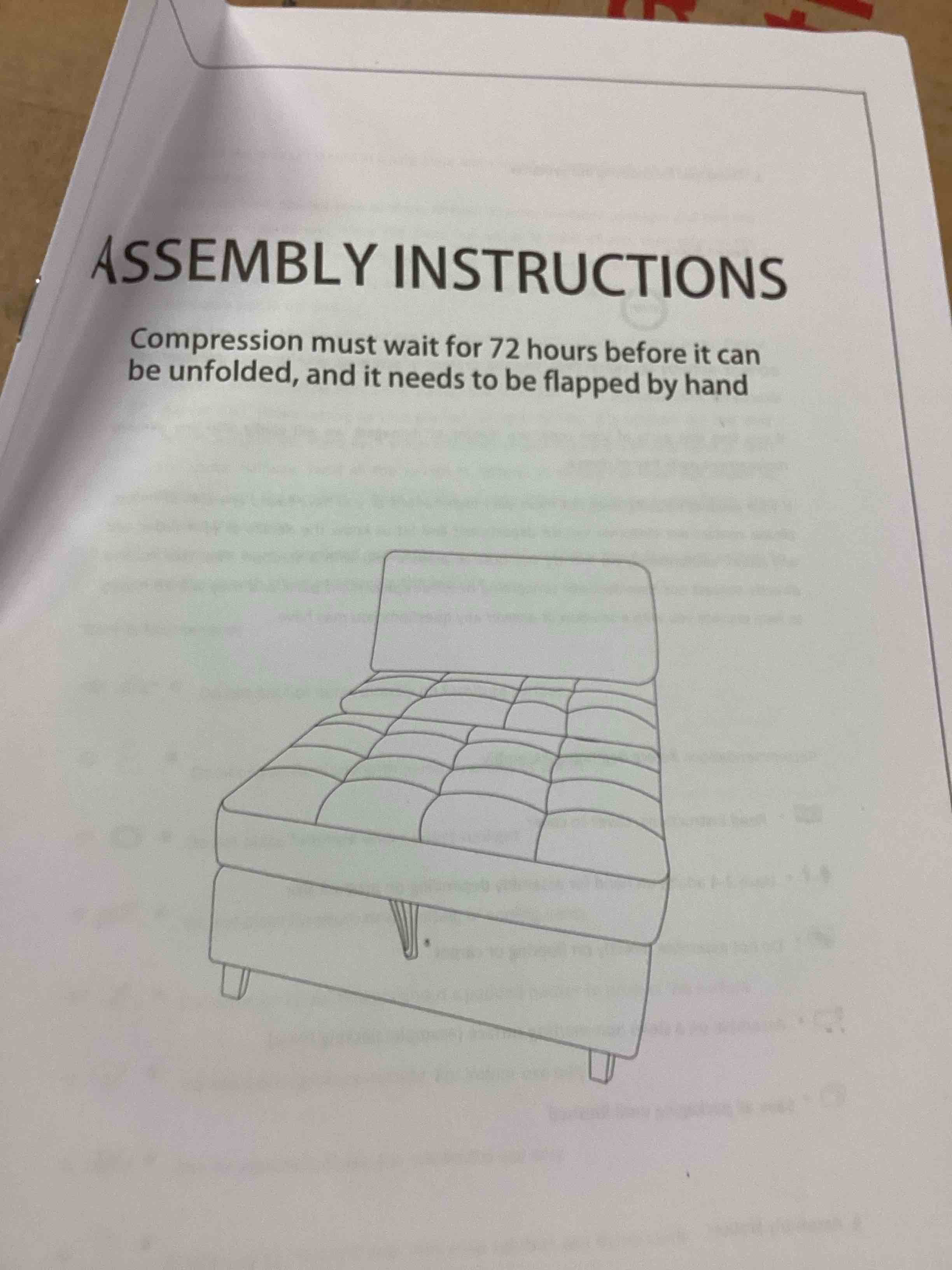 Condition photo showing Good Condition for Panner 128 in. Square Arms 5-Piece U-Shape Chenille Sectional Sofa Couch in Navy with 2-Moveable Ottoman (incomplete only chaise) 