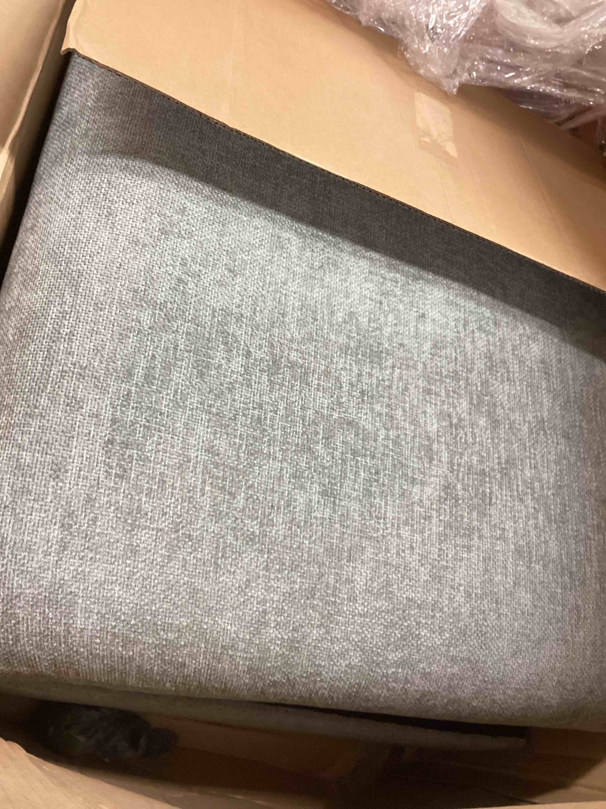 Condition photo showing As Is for Latitude Run Oversized Modular Sectional Sofa, Shariff 7 Seat U Shaped Cloud Couch By Latitude Run® (incomplete only right arm chair) 