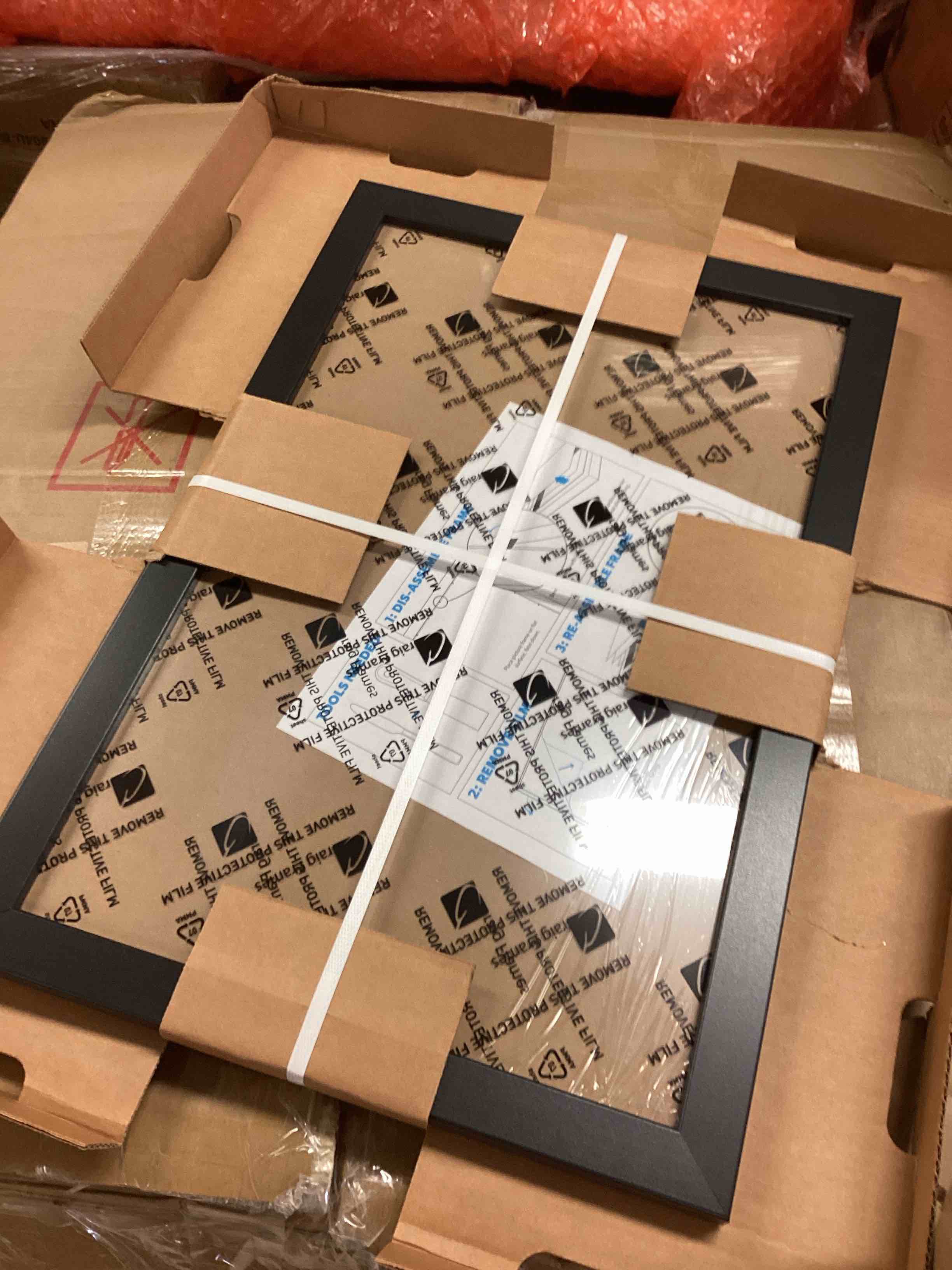 Condition photo showing New/Like New for Craig Frames 1WB3BK 7 by 12-Inch Picture Frame, Smooth Finish, 1-Inch Wide, Black (don’t specific size) 