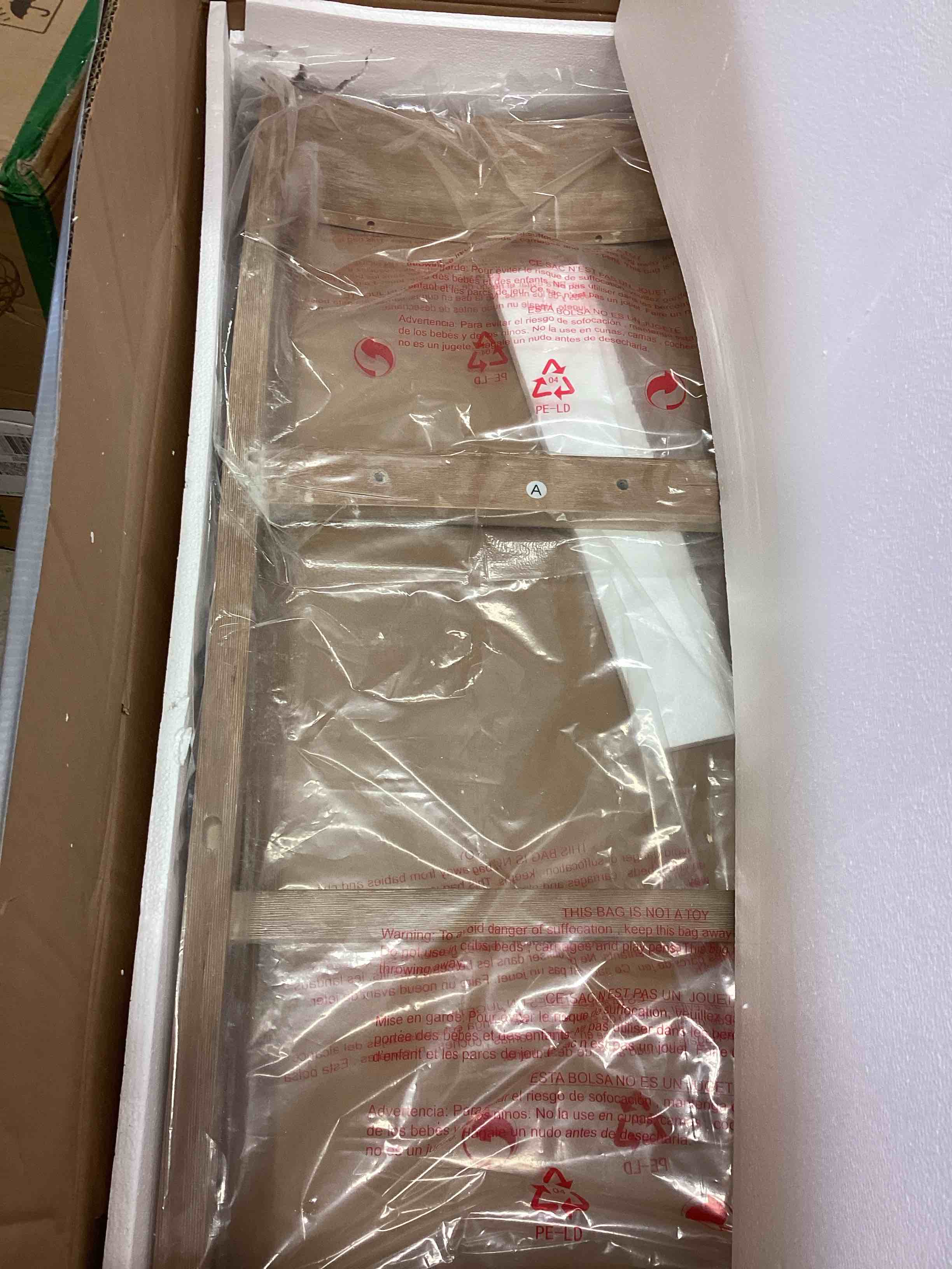 Condition photo showing Good Condition for Farmhouse Counter Height 4-Piece Dining Chairs