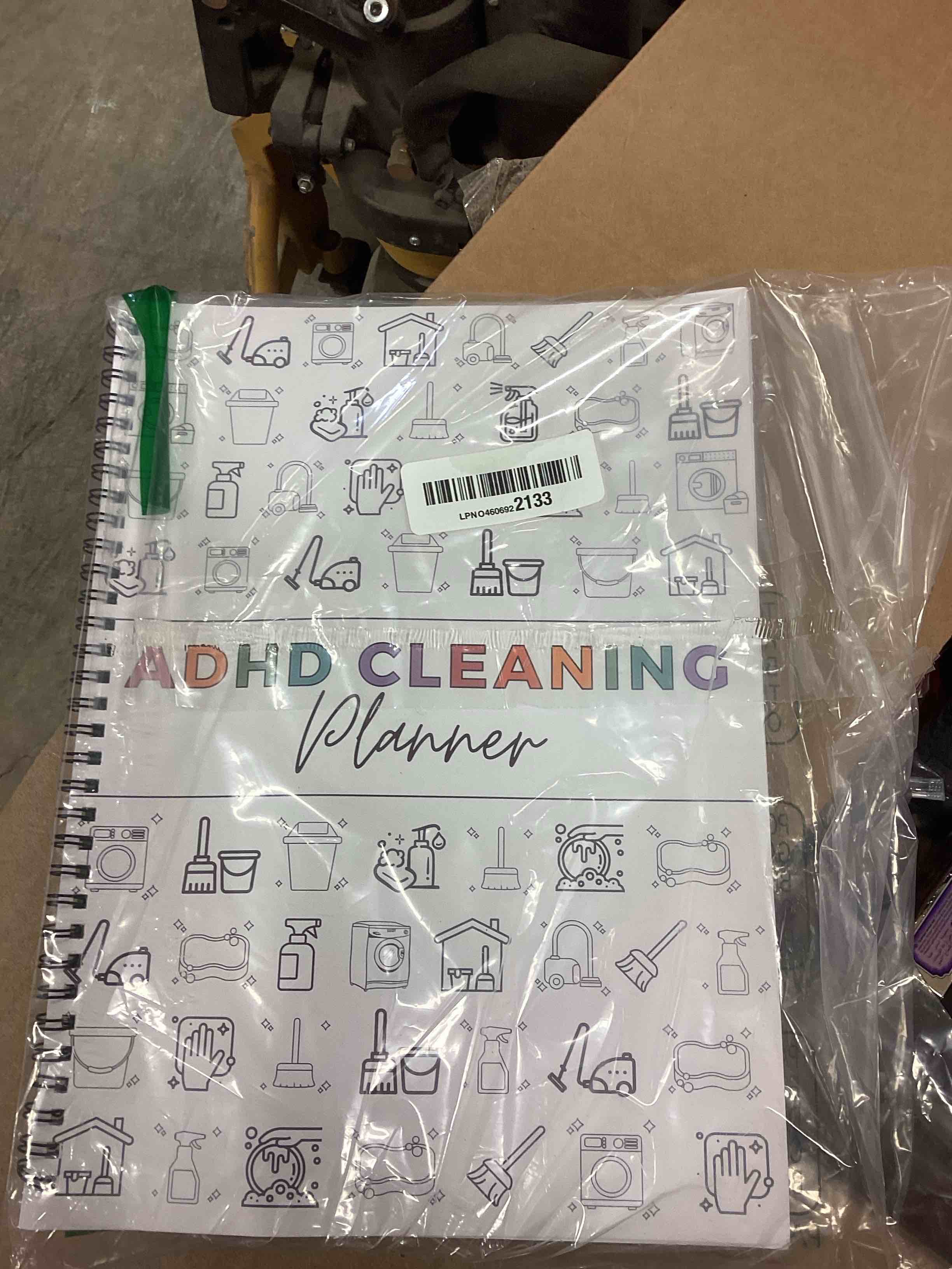 Condition photo showing New/Like New for ADHD Cleaning Planner?, Cleaning Plan Schedule and Checklist? for Adults and Teens, Adhd Cleaning and Organizing Planner, Daily Weekly Monthly Checklist for Home, Reusable ?DIY Household Cleaning Planner?