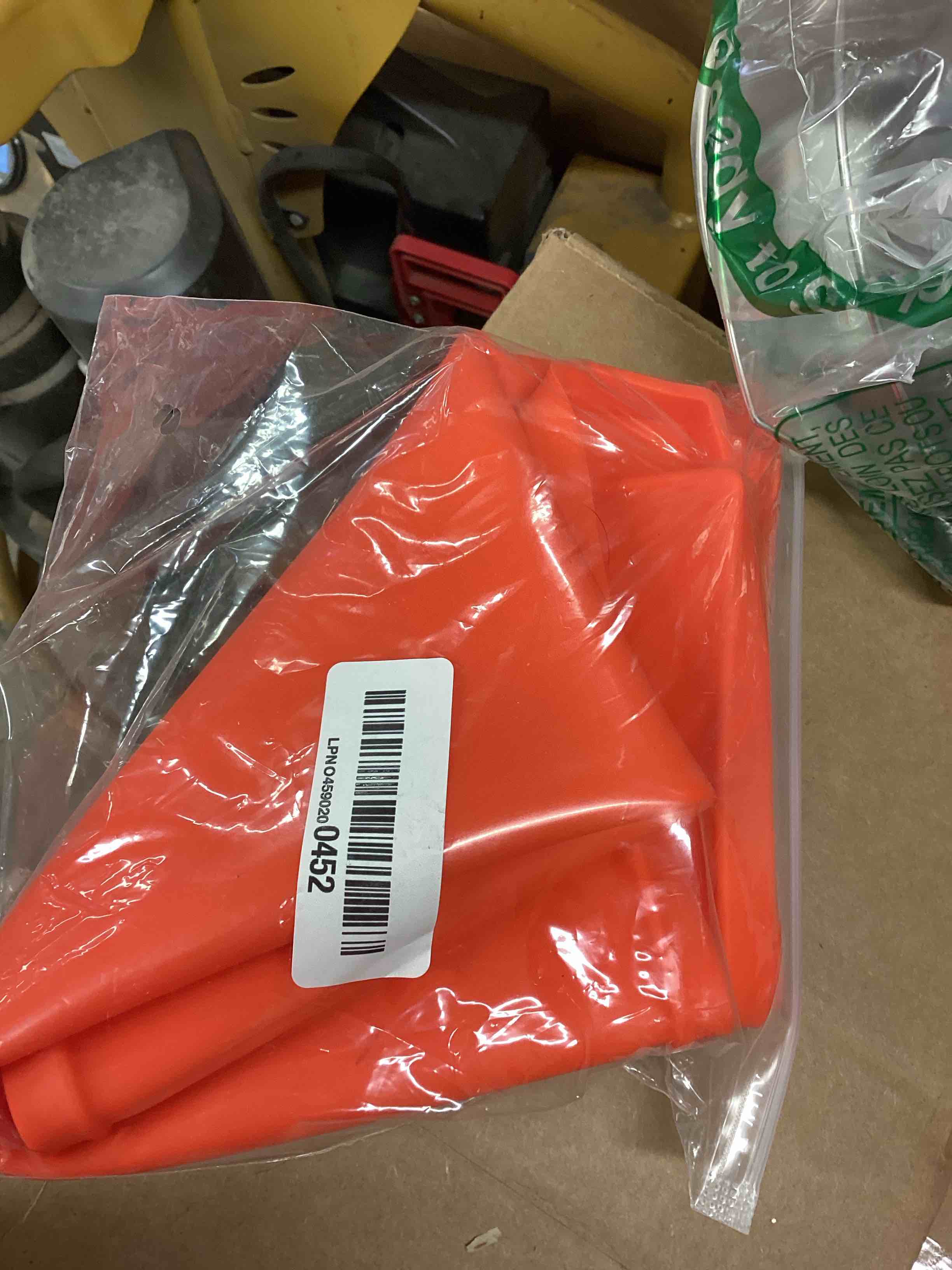 Condition photo showing Good Condition for Silicone Griddle Mat Cover for Blackstone - 17 Inch True All-Encompassing Coverage Heavy Duty Food Grade Grill Buddy Mat, All Season Cooking Surface Protective Cover 17 Inch Orange