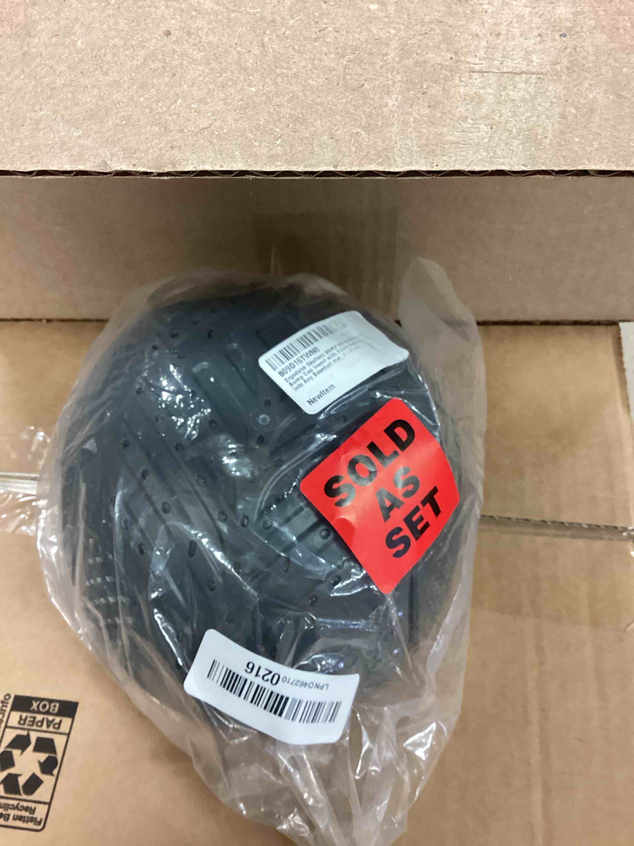 Condition photo showing Good Condition for Ergodyne Skullerz 8945F(x) Universal Bump Cap Insert with Extra Venting, Fits Into Any Baseball Hat, Charcoal 2-pack Insert