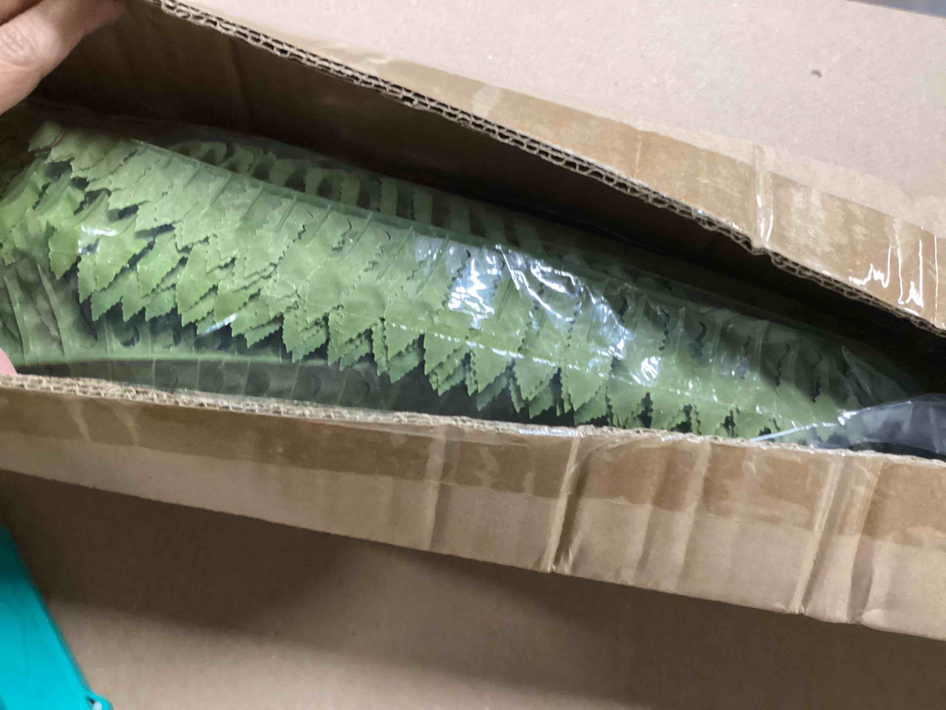 Condition photo showing New/Like New for CQURE 45" Fake Ferns Artificial Plants Large,Artificial Boston Ferns Faux Hanging Plants for Outdoors Planter Home Garden Decor,60 Branches 1 pack fake ferns