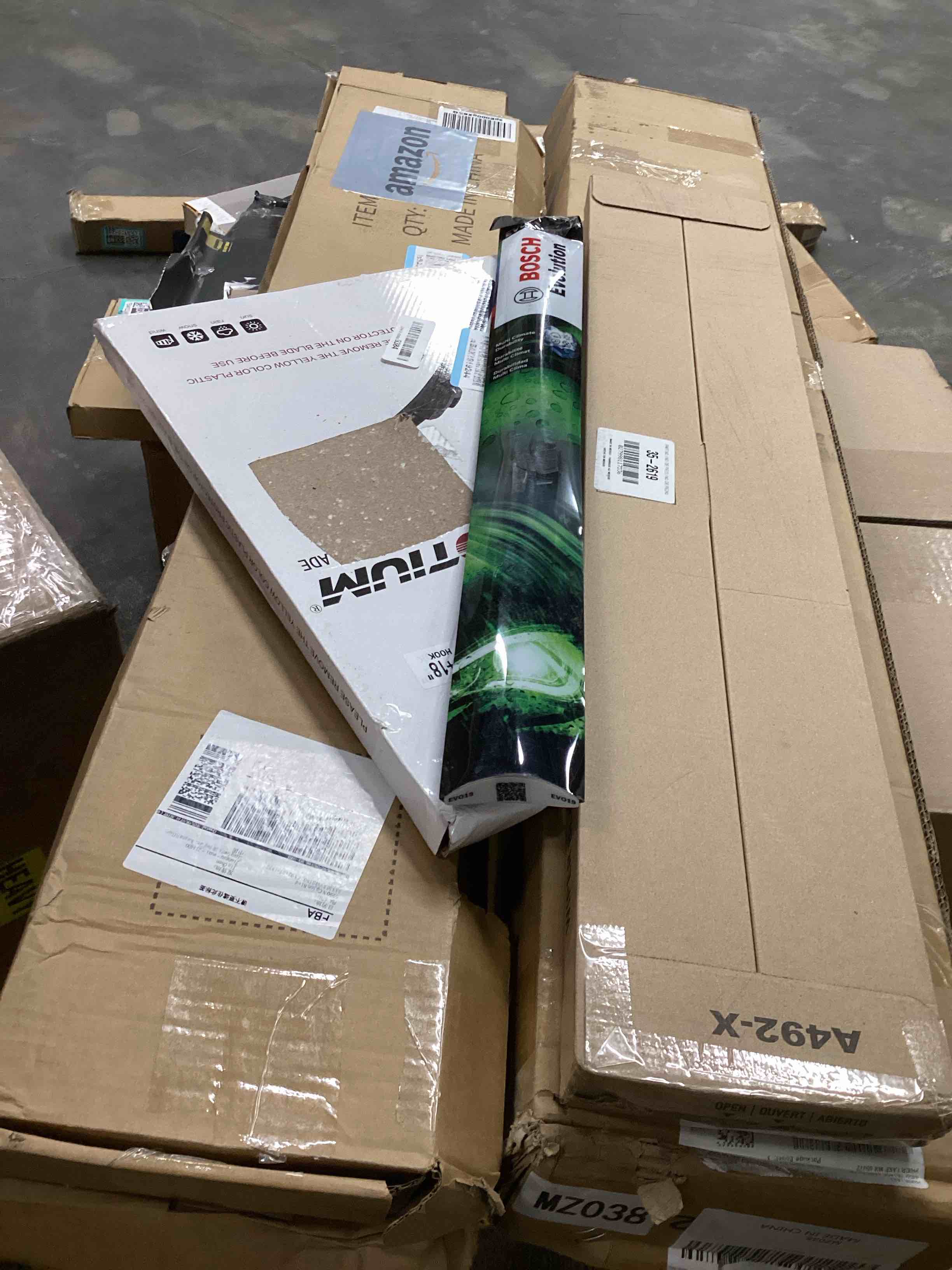 Condition photo showing As Is for Assorted Window Sun Visors and Accessories for Cars (different models) 