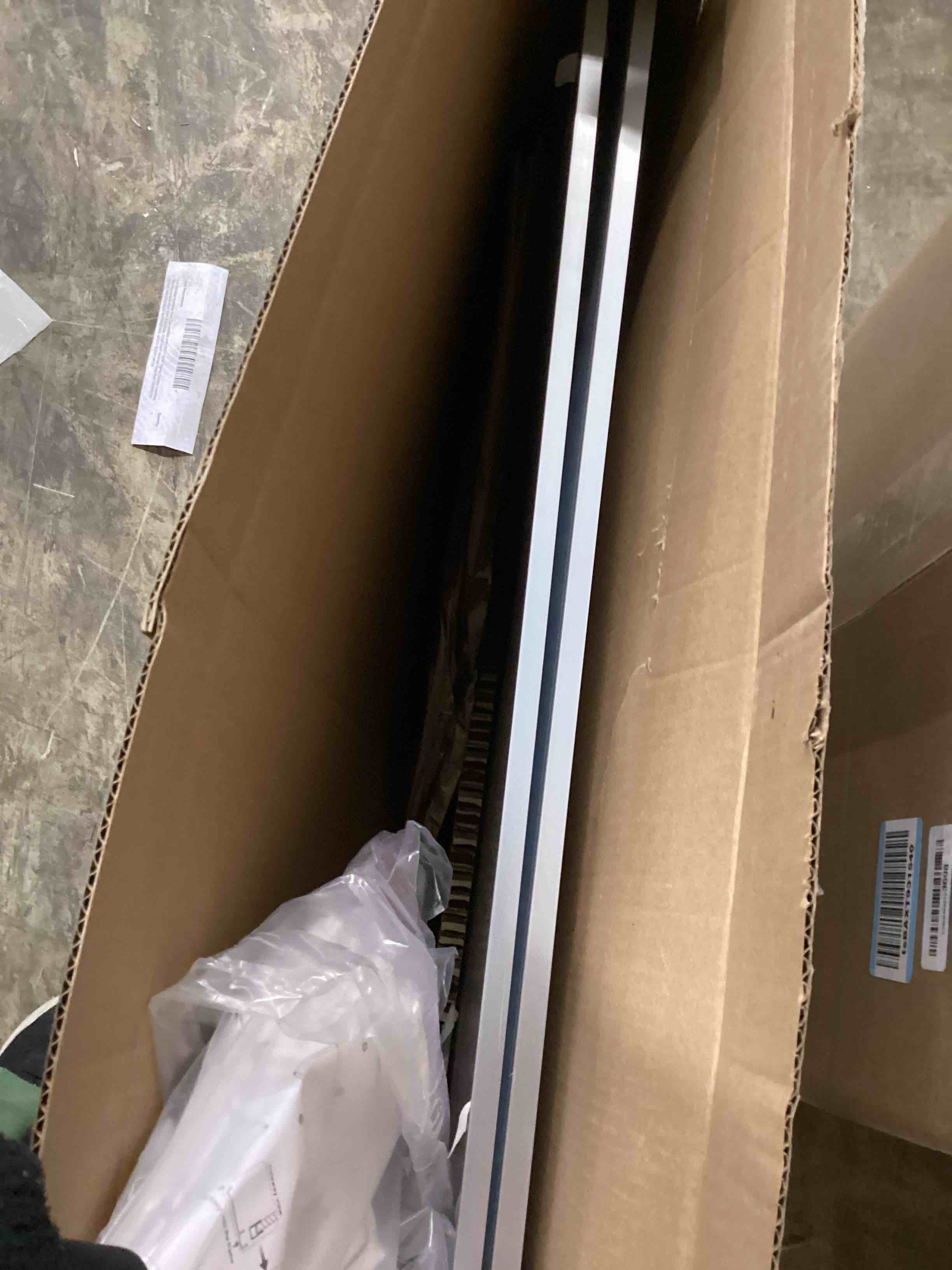 Condition photo showing As Is for VIZ-PRO Magnetic Foldable Whiteboard, 48 x 36 Inches, Dry Erase Wall Mounted Board for School Office and Home