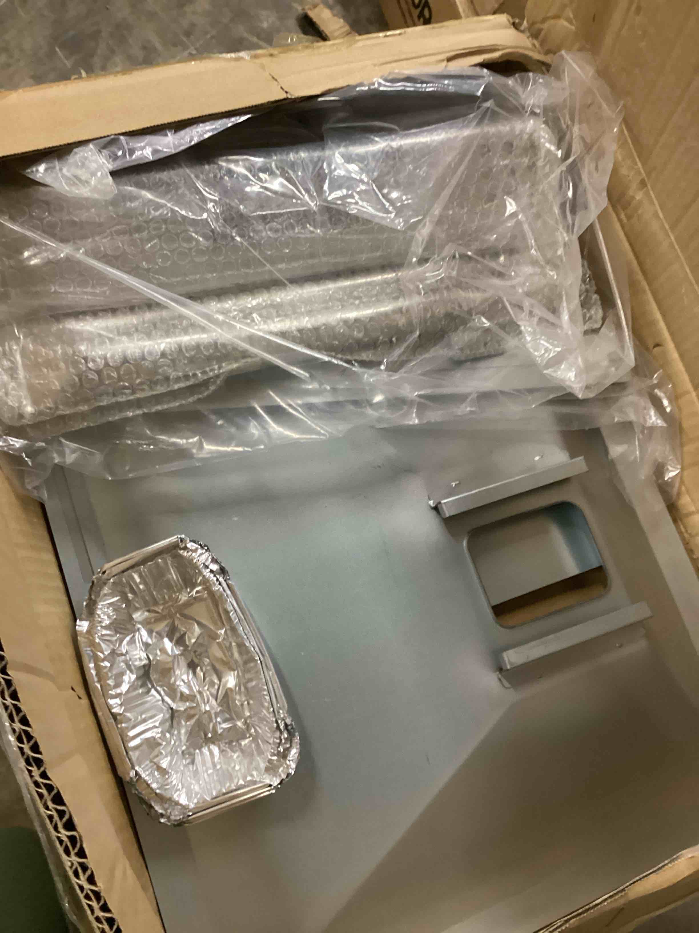 Condition photo showing As Is for Adviace Replacement Parts for Nexgrill 720-0888N 720-0888, Grease Tray Drip Pan & Flame Tamers, Burner Tubes and Ignitor for Nexgrill 5 Burner 720-0888N Gas Grill 5 Burner Kit SS with Drip Pan