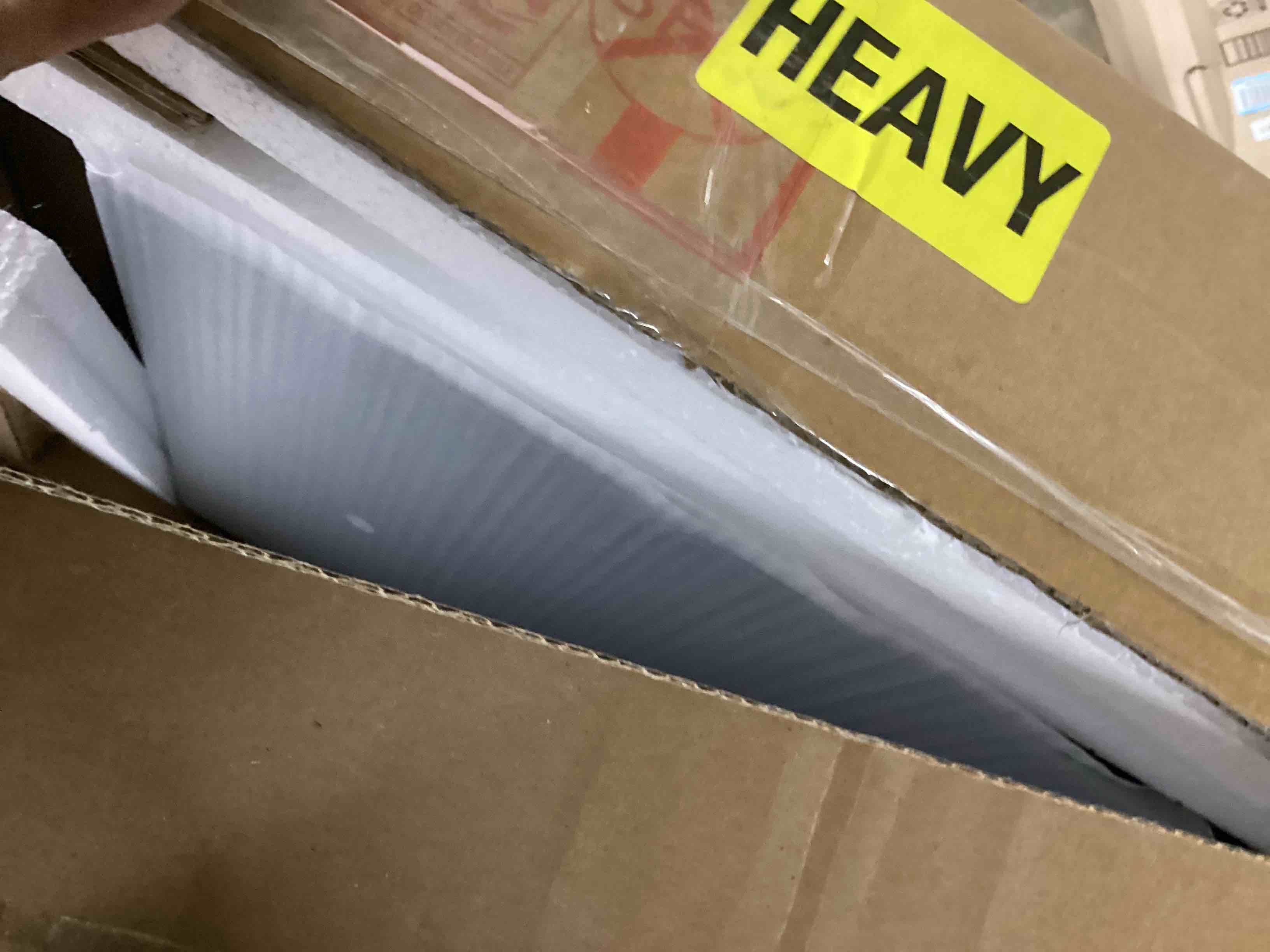 Condition photo showing Good Condition for 8-Cube Storage Shelf Bookcase - Wooden 4-Tier Floor Standing Open Bookshelf, Modern TV Stand up to 55 Inchs for Home and Office, Black 8-Cube Black