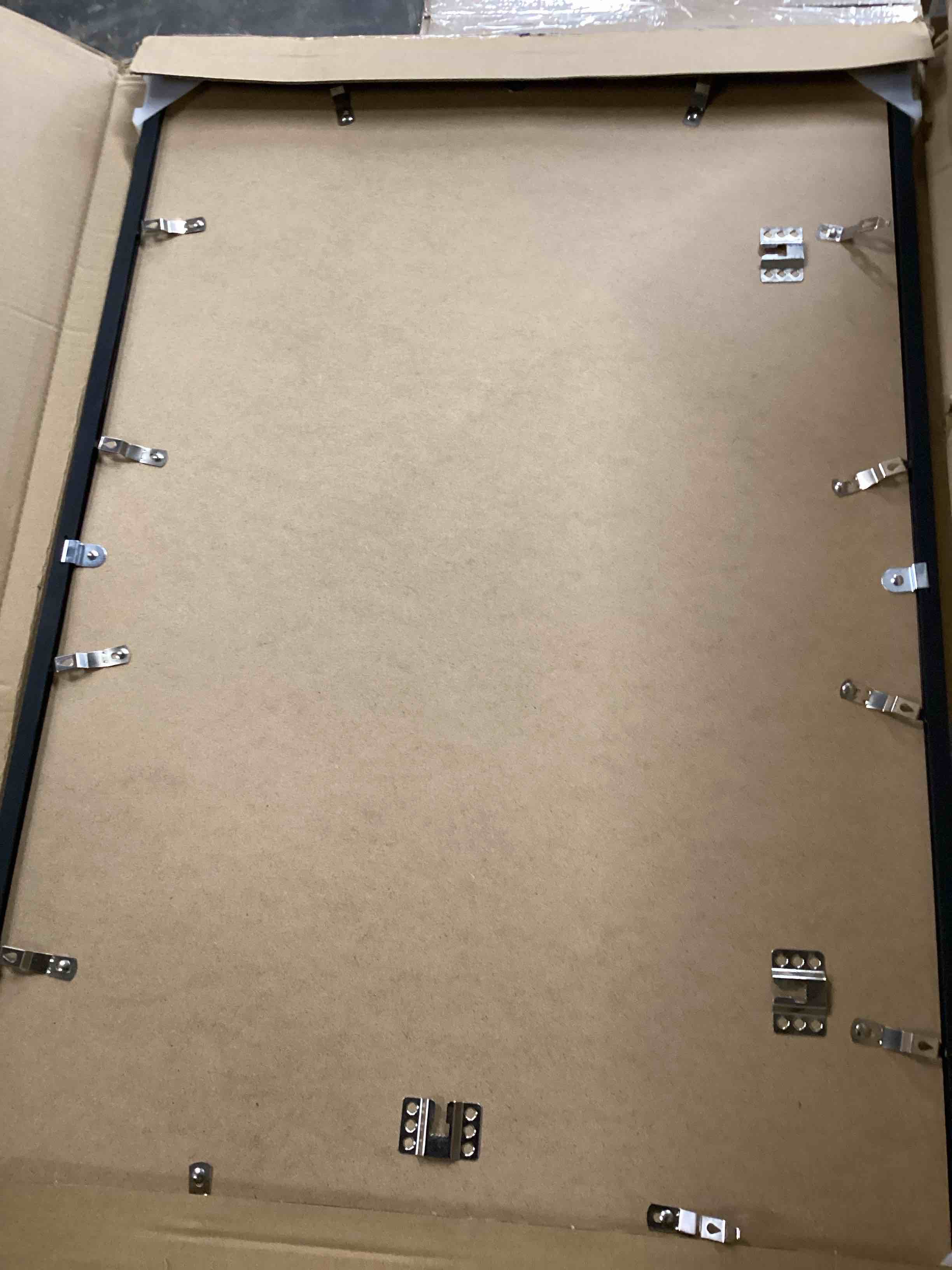 Condition photo showing As Is for upsimples 20x30 Poster Frame, Display Pictures 16x24 with Mat or 20 x 30 Without, Wall Hanging Picture Frames, Black, 1 Pack Black 20x30
