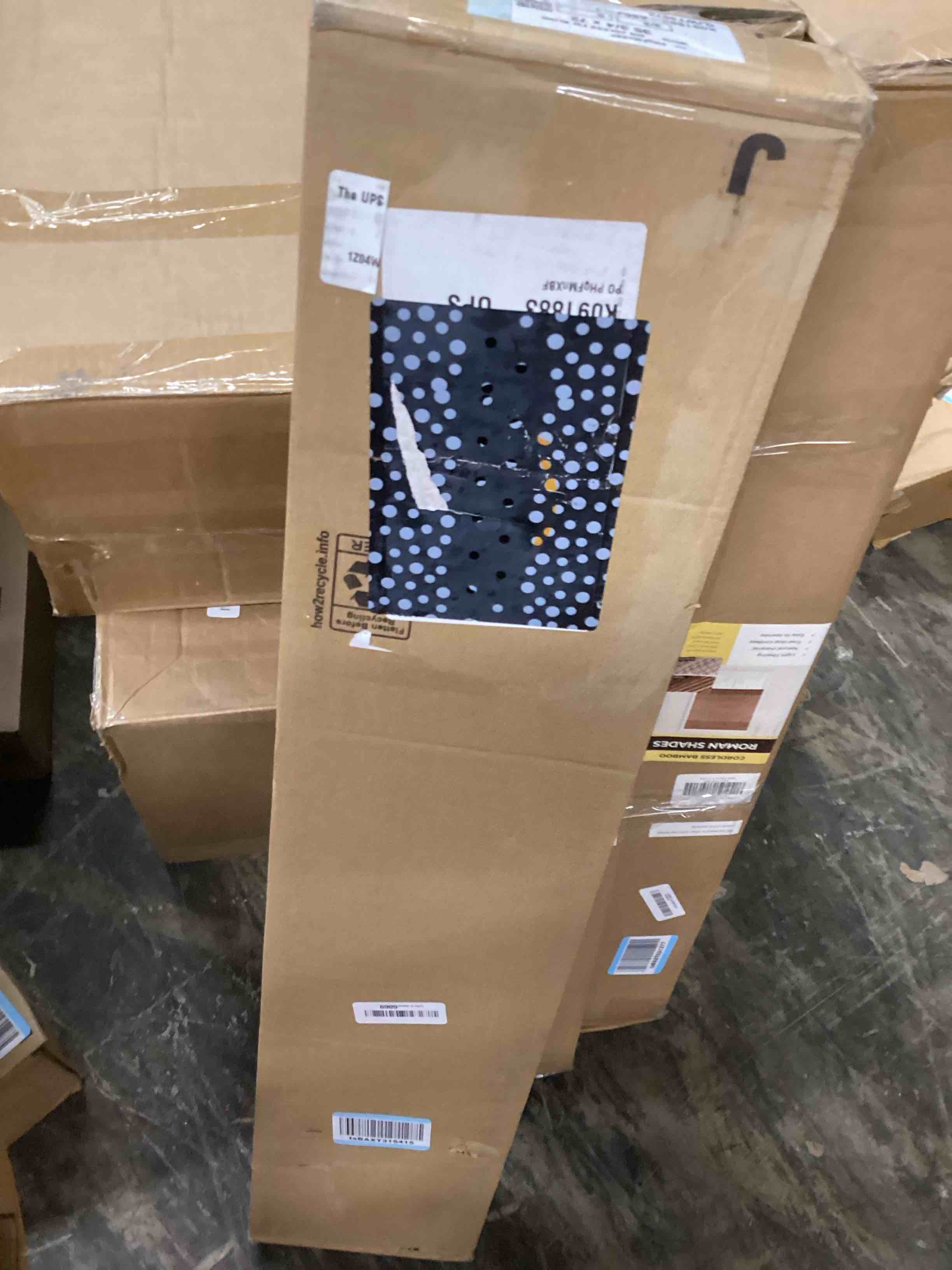 Condition photo showing New/Like New for White Cordless Faux Wood Blinds for Windows with 2 in. Slats - 35 in. W x 72 in. L (Actual Size 34.5 in. W x 72 in. L)