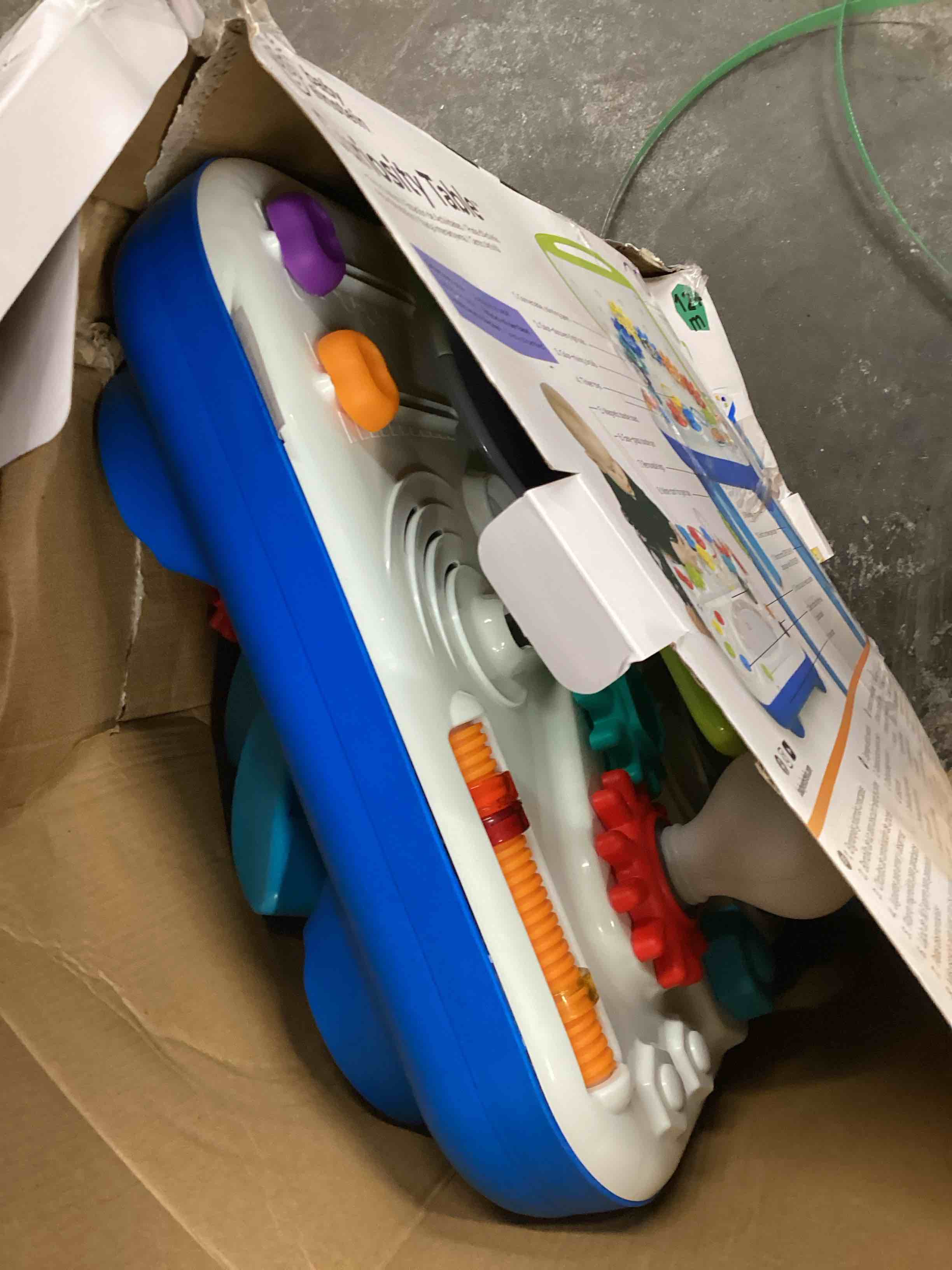 Condition photo showing As Is for Baby Einstein Curiosity Table Activity Play Station, Montessori Floor Toy and Interactive Workbench, 12 Months and Up