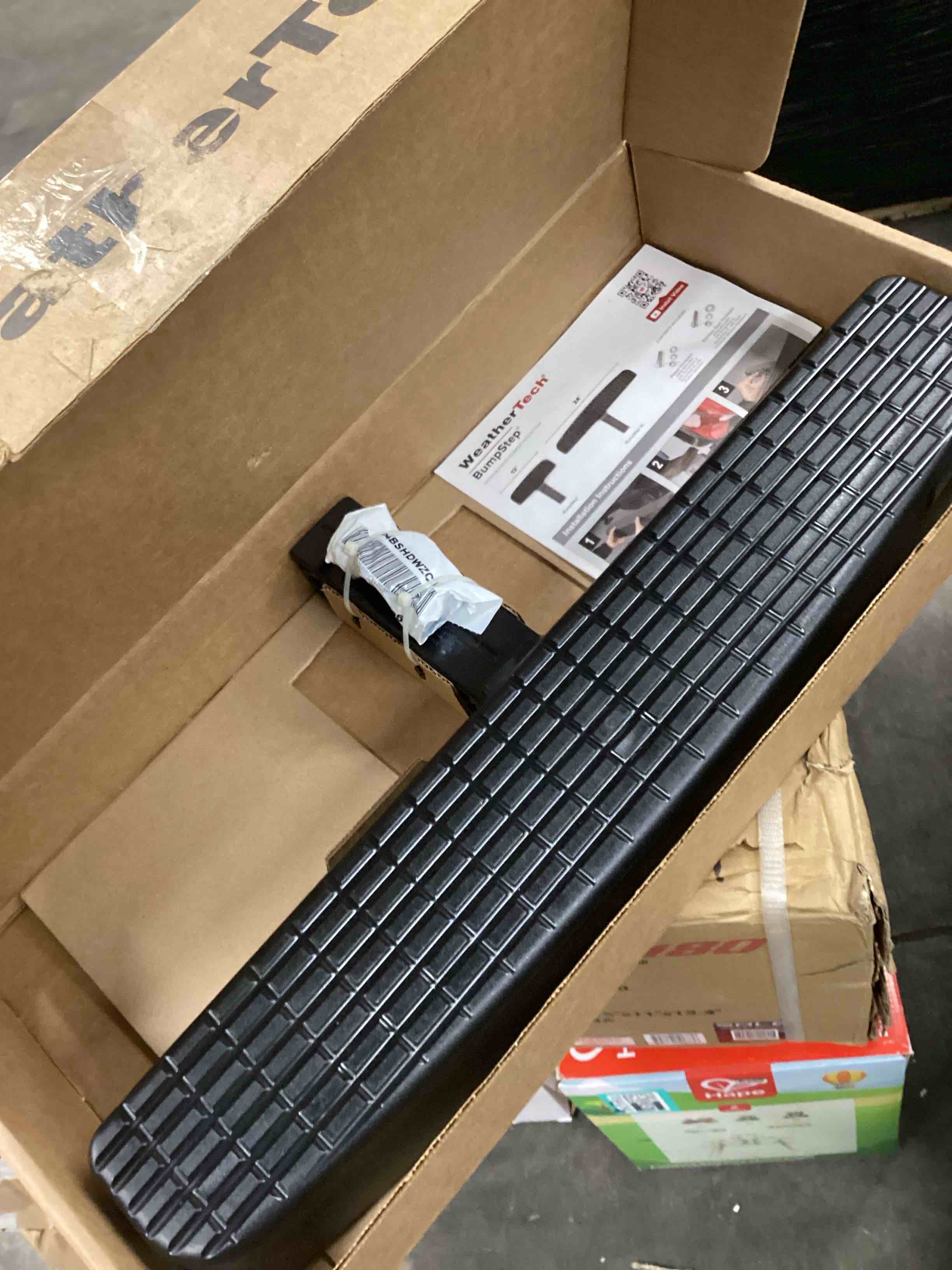 Condition photo showing Good Condition for WeatherTech BumpStepXL with Standard Plated Hardware - Hitch Mounted Step and Bumper Protection