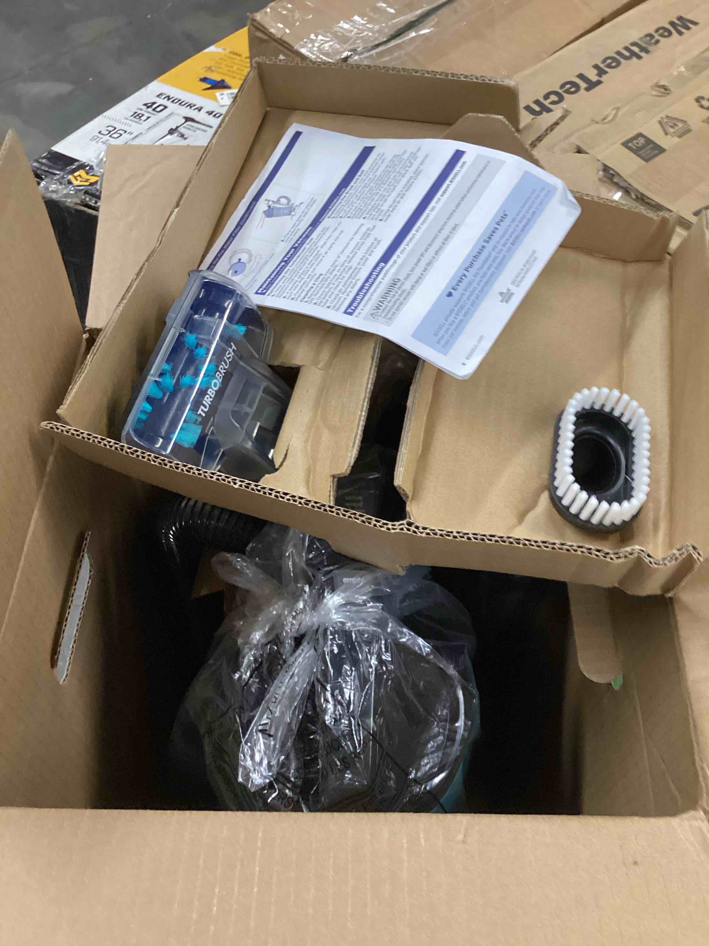 Condition photo showing Good Condition for BISSELL - CleanView Rewind Upright Vacuum Cleaner - Black with Electric Blue accents