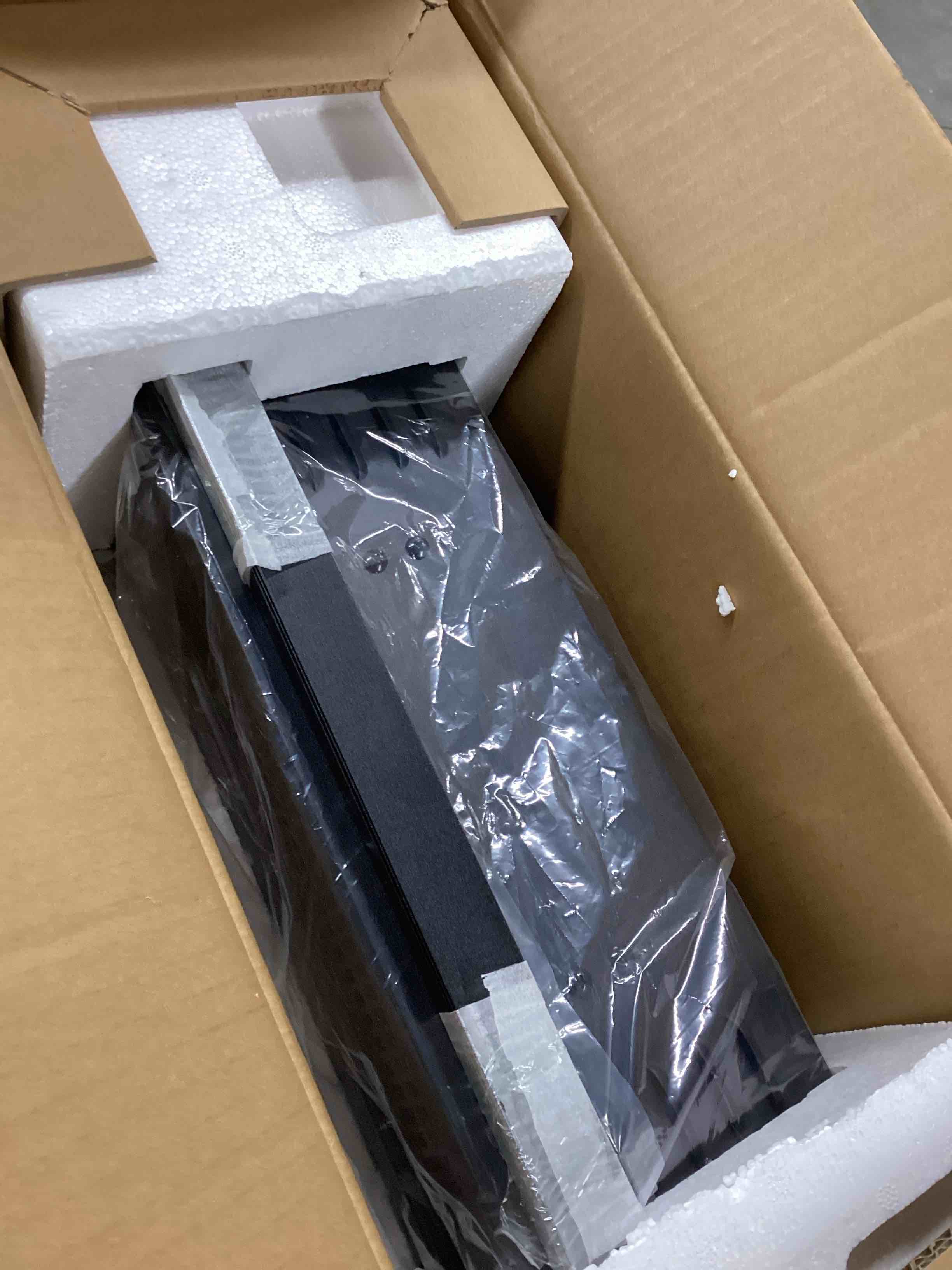 Condition photo showing Good Condition for LOVMOR 18 inch Electric Fireplace Insert 1400W Remote Ultra Thin Heater Black