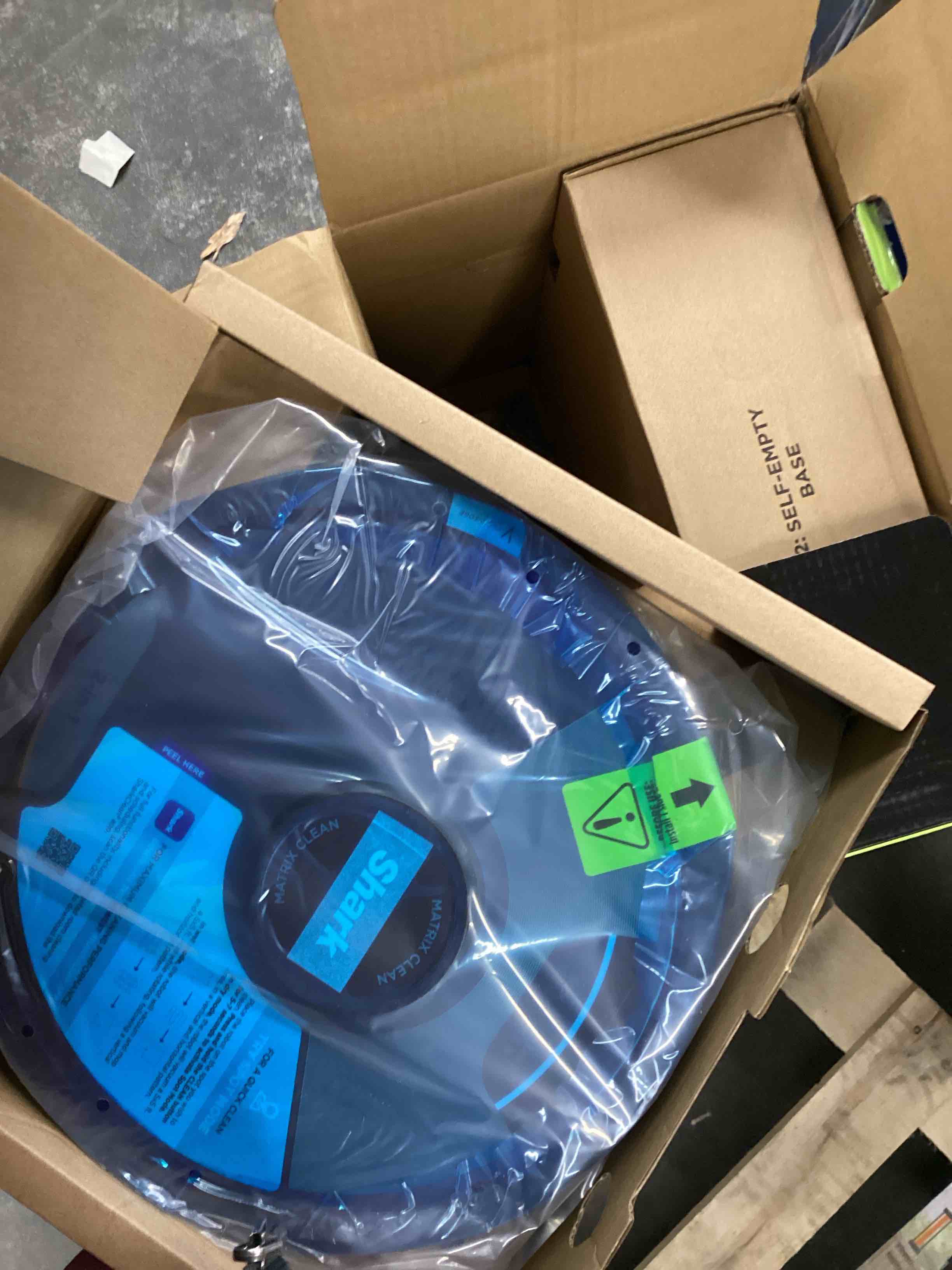 Condition photo showing New/Like New for Shark® Matrix Plus Robot Vacuum and Mop (UR2650WS), Black