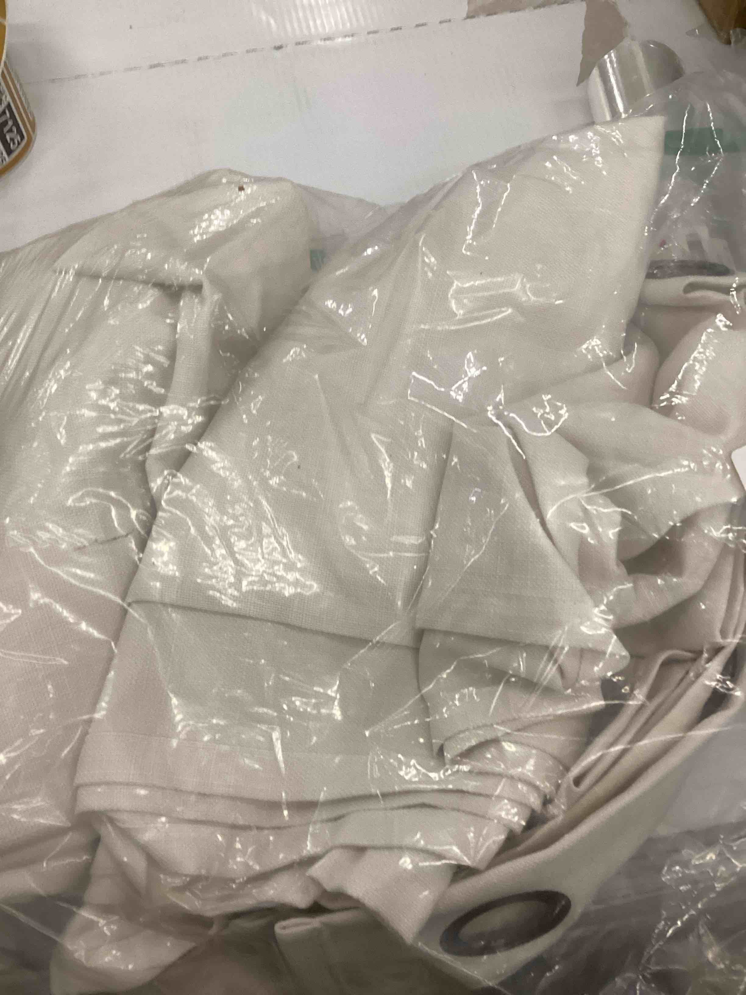 Condition photo showing Good Condition for Beige Linen Extra Long Curtains 120 Inch Length for Living Room 2 Panels Set Bronze Ring Grommet Drapes Boho Rustic Farmhouse Textured Semi Sheer Faux Linen Curtains for Large Window 10 FT Tall Cream Beige 52"W x 120"L (Pack of 2)