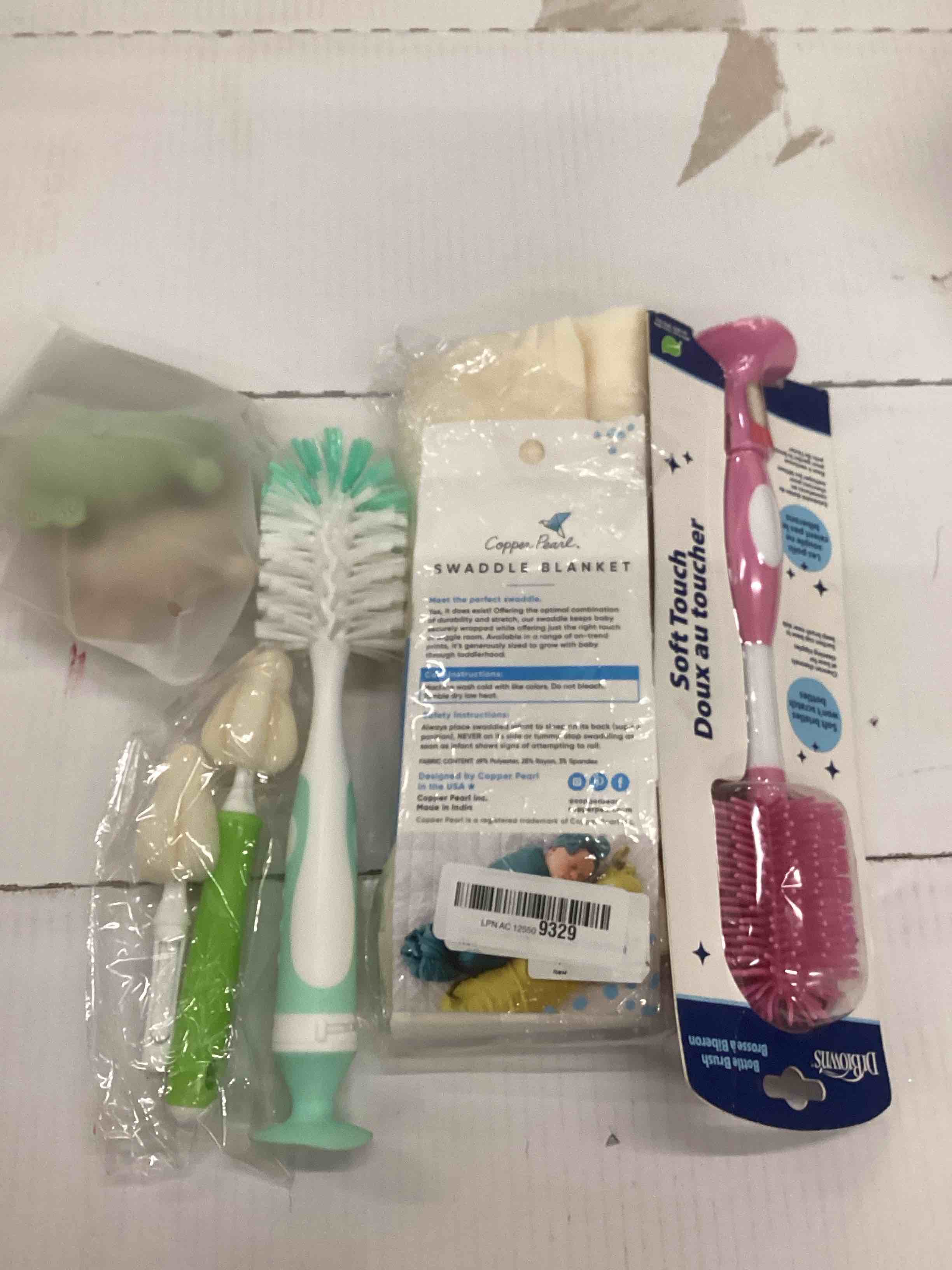 Condition photo showing New/Like New for Assorted Lot of Baby Items (Baby Clothes, Baby Accessories, Baby Toys)