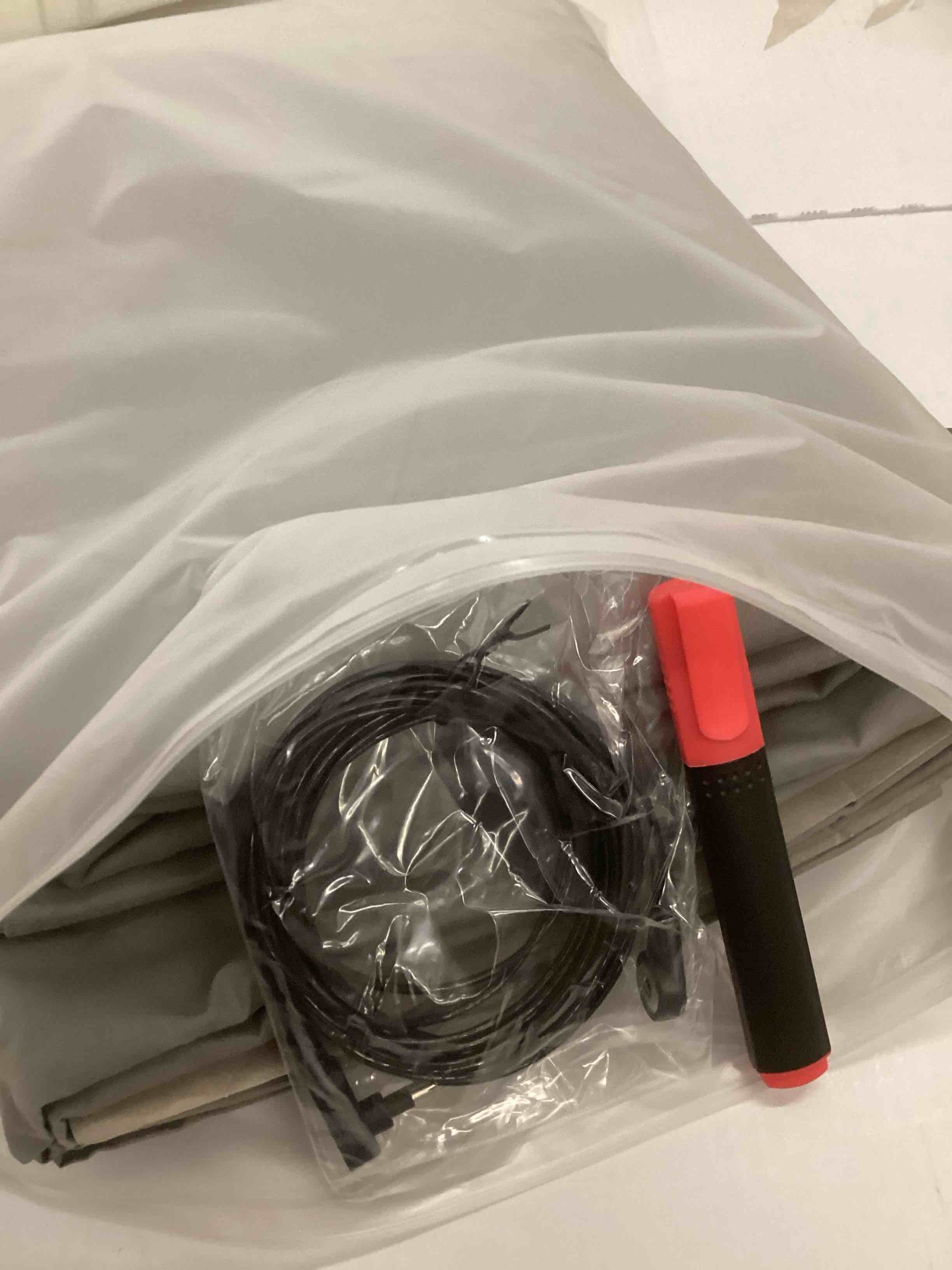 Condition photo showing New/Like New for Grounding Sheets  25% Silver Fiber 75% Organic Cotton with Outlet Tester and Test Pen, Grounded Bed Sheet Kit