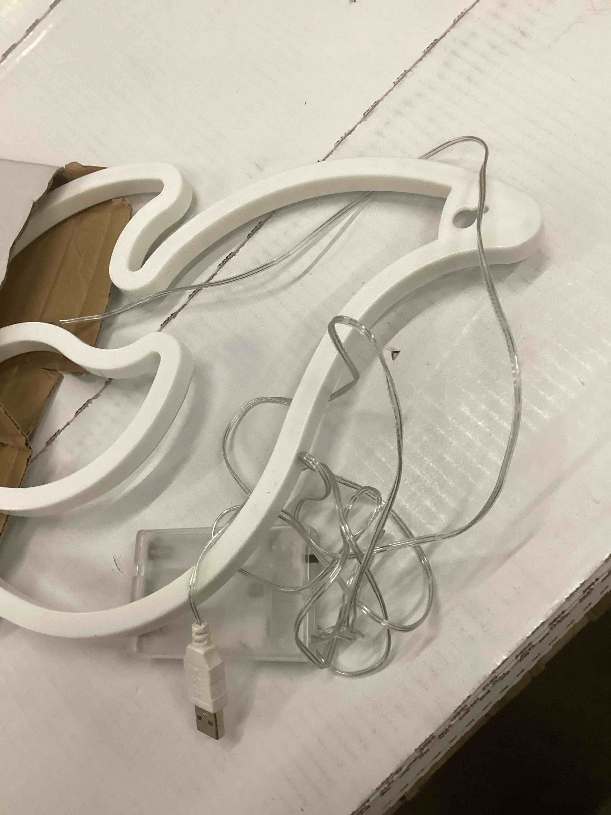 Condition photo showing Good Condition for Flame Neon Sign, Flame Led Light Sign for Wall Decor, Hanging Flames Shaped Light, USB or Battery Powered Fire Neon Sign for Kids Boys Room, Party, Bar, Birthday Decorations Red + Yellow