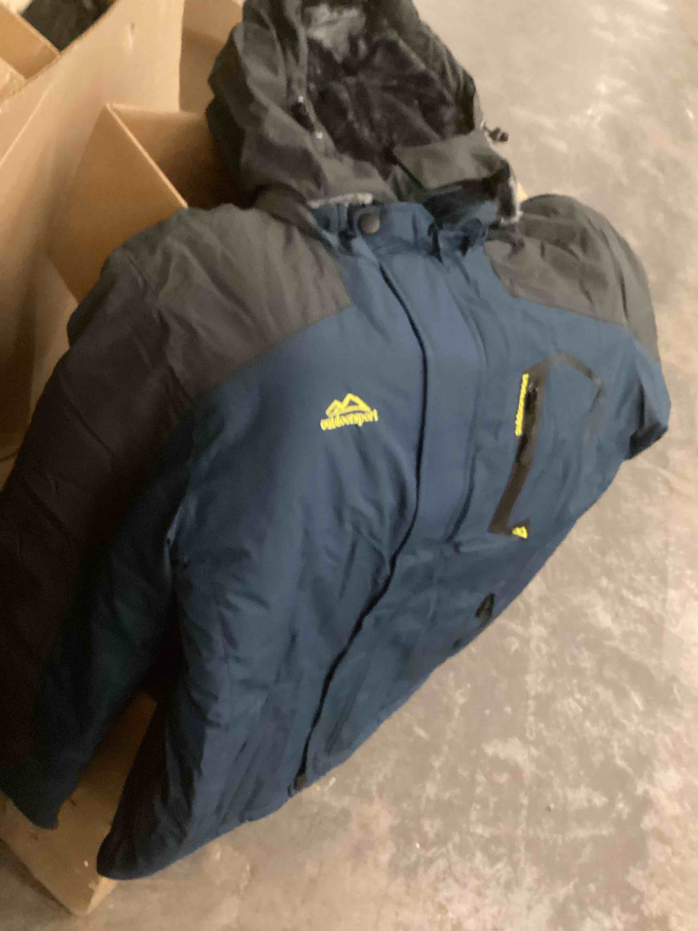 Condition photo showing New/Like New for outdoorsports men’s jacket,small