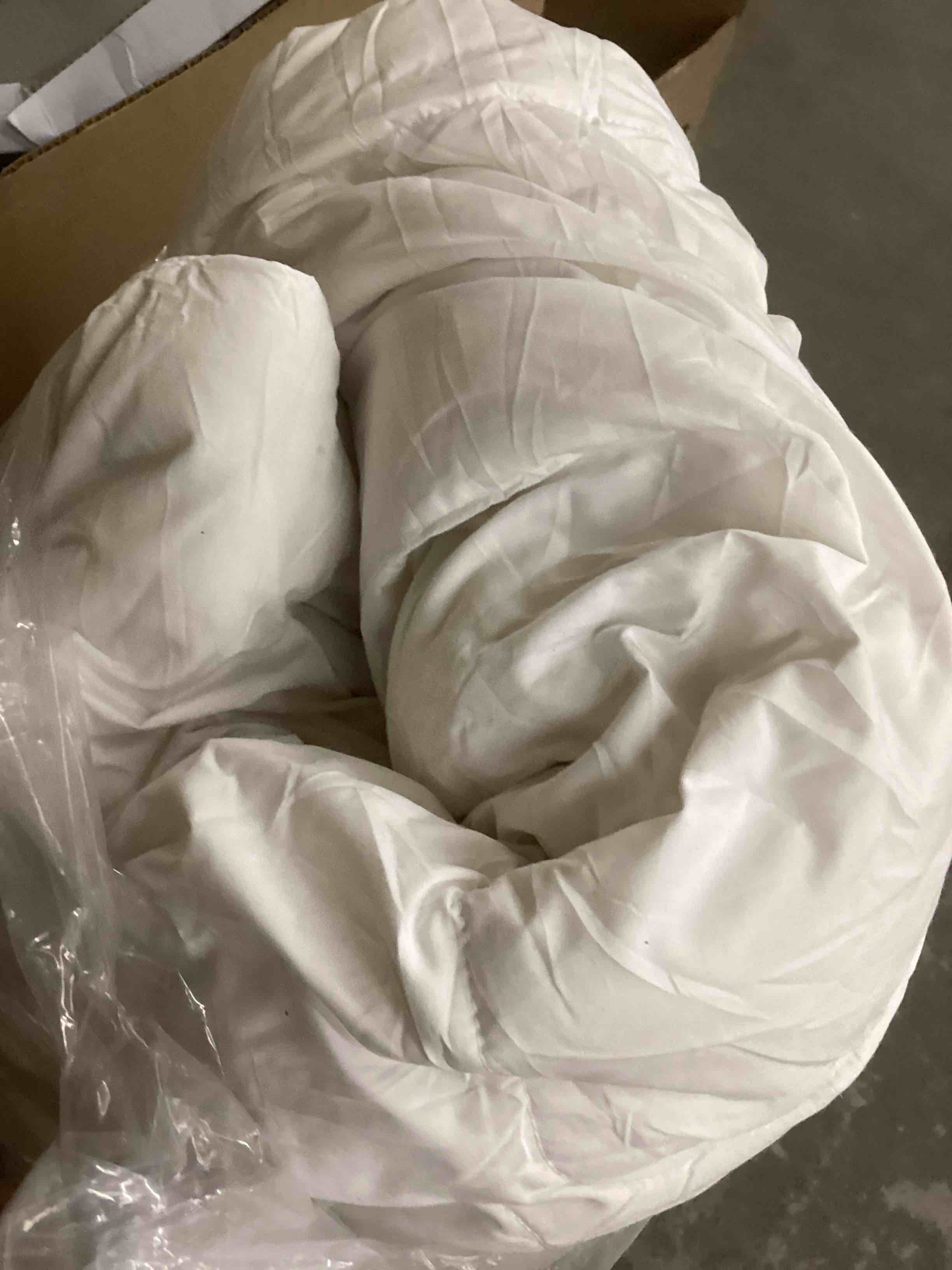 Condition photo showing As Is for Ousidan Goose Feather Down Fiber Comforter 