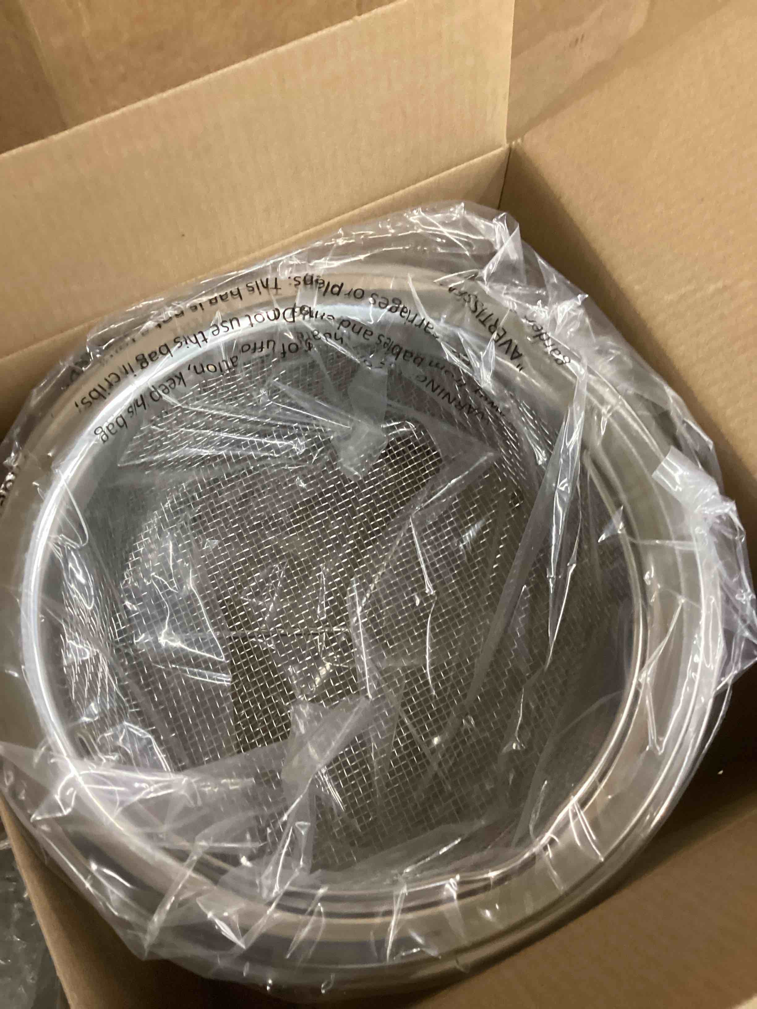 Condition photo showing New/Like New for Instant Pot Official Mesh Steamer Basket Set, Stainless Steel, Dual-Purpose Steamer & Strainer, Easy-Lift Handle, Dishwasher Safe, Rust-Resistant, Essential Accessory for Healthy Cooking