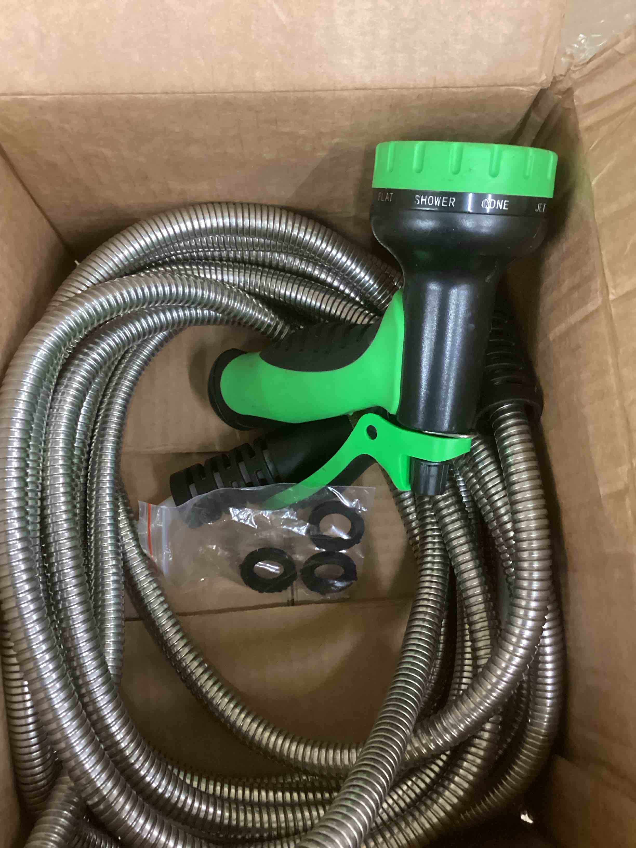 Condition photo showing Good Condition for stainless steel garden hose 25ft