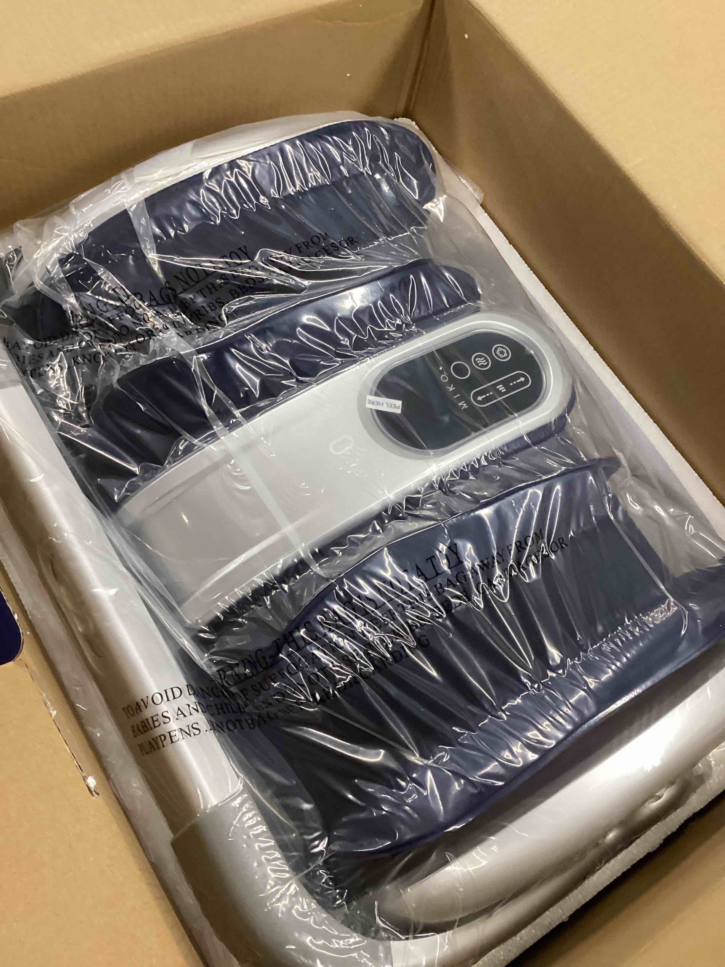 Condition photo showing New/Like New for MIKO Shiatsu Foot Massager for Circulation & Pain Relief - Deep Tissue Kneading, Heat Therapy for Plantar Fasciitis, Neuropathy, Diabetics - FSA/HSA Eligible - Fits Up to Size 15