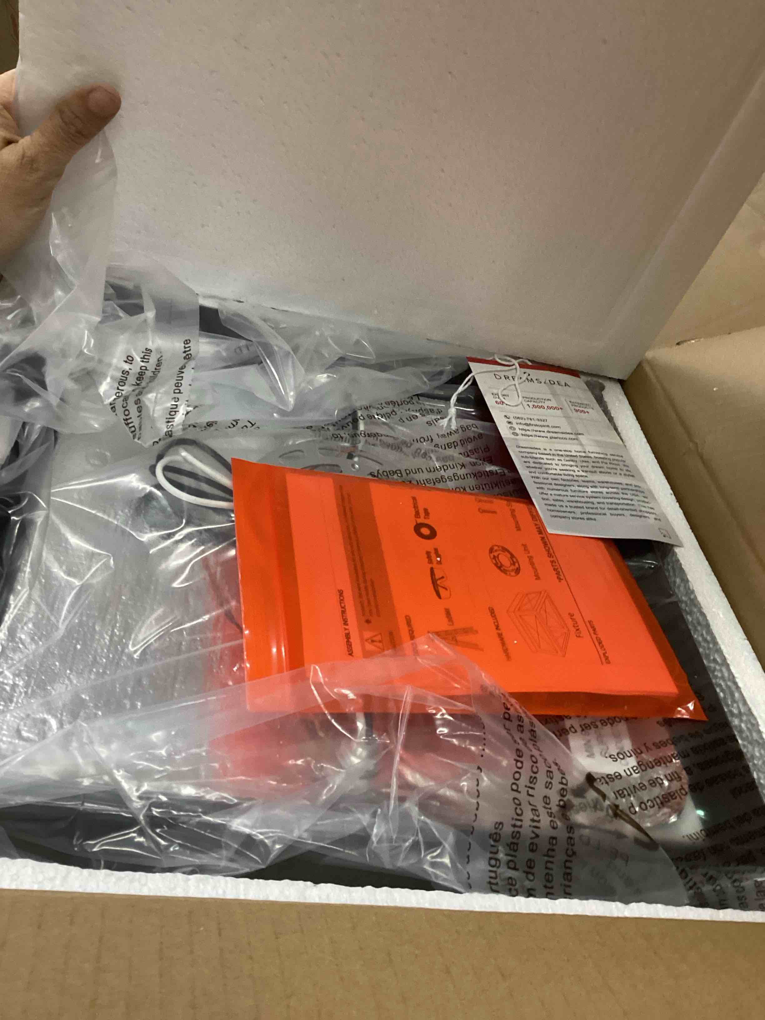 Condition photo showing New/Like New for Pia Ricco 2-Light Kitchen Farmhouse Ceiling Light Flush Mount With Faux Weathered Wood Finished