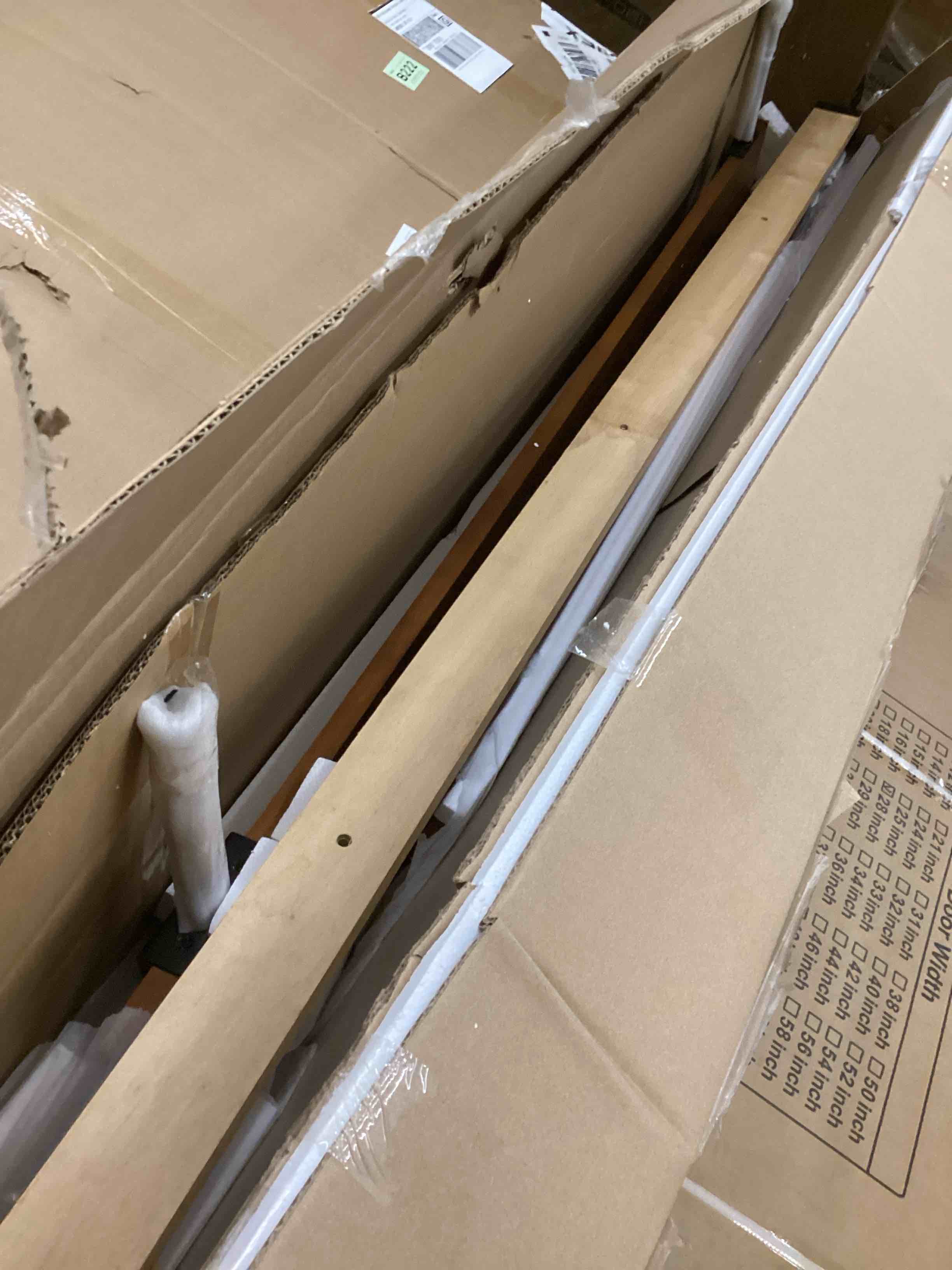 Condition photo showing Good Condition for Acacia Alander Bed Frame with Headboard Bed Frame Queen Size Solid Wood Platform Bed, Scandinavian Signature High Headboard Wood Bed Compatible with All Mattress Types, 30 Mins Assembly, Walnut