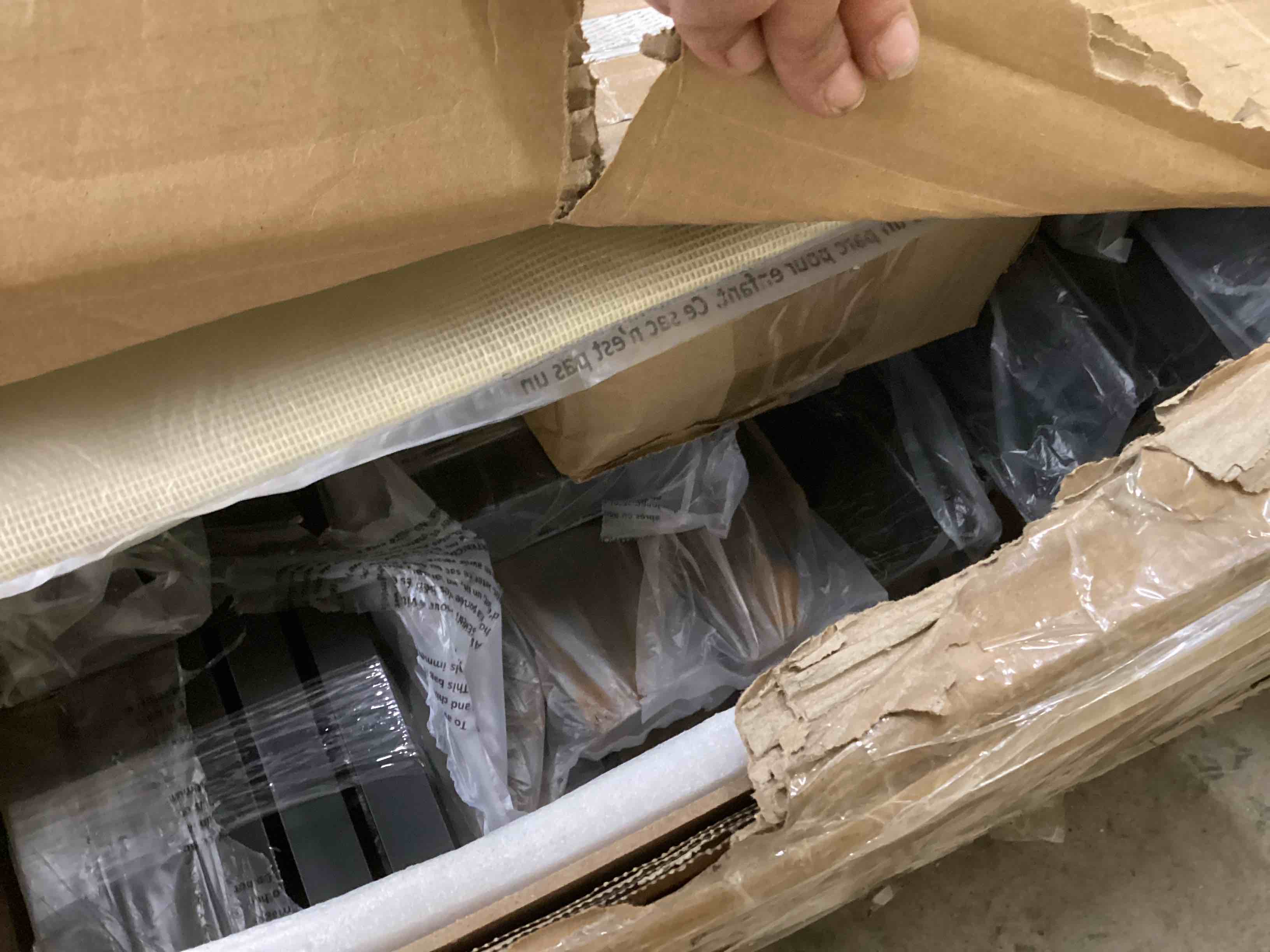 Condition photo showing Good Condition for 10 ft. x 10 ft. Outdoor Pergola with Sidewalls-Arched Top Outdoor Pergola with Metal Steel Frame and Textilene Top