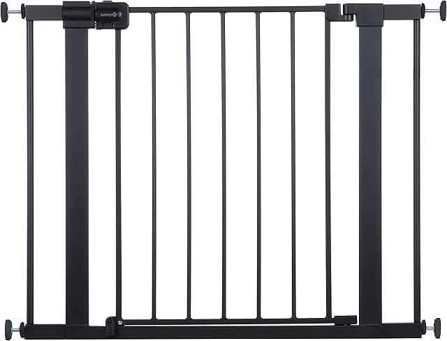 Safety 1st Easy Install Walk Through Baby Gate - Black
