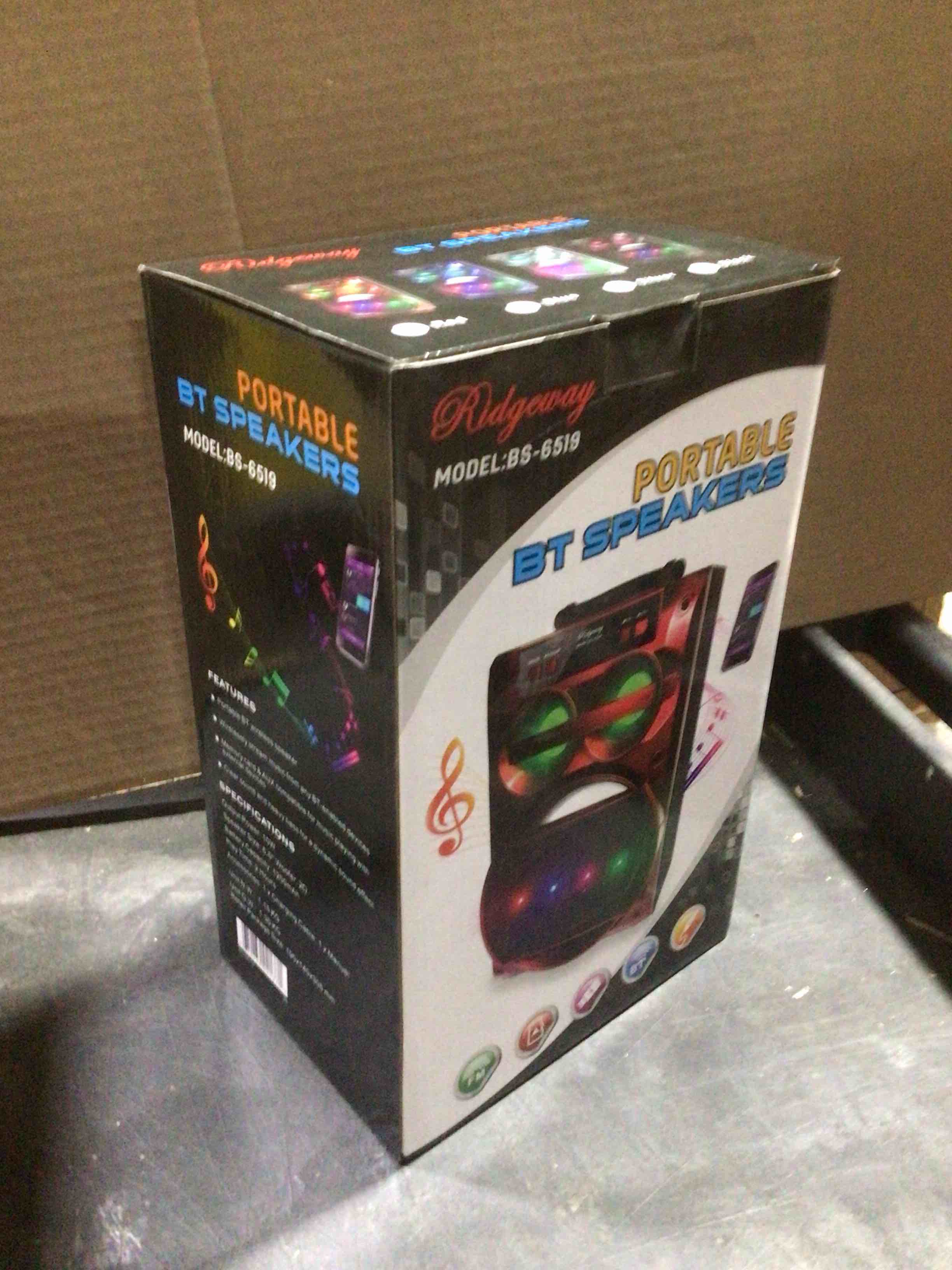 Condition photo showing New/Like New for Ridgeway Portable BT Speaker BS-6519