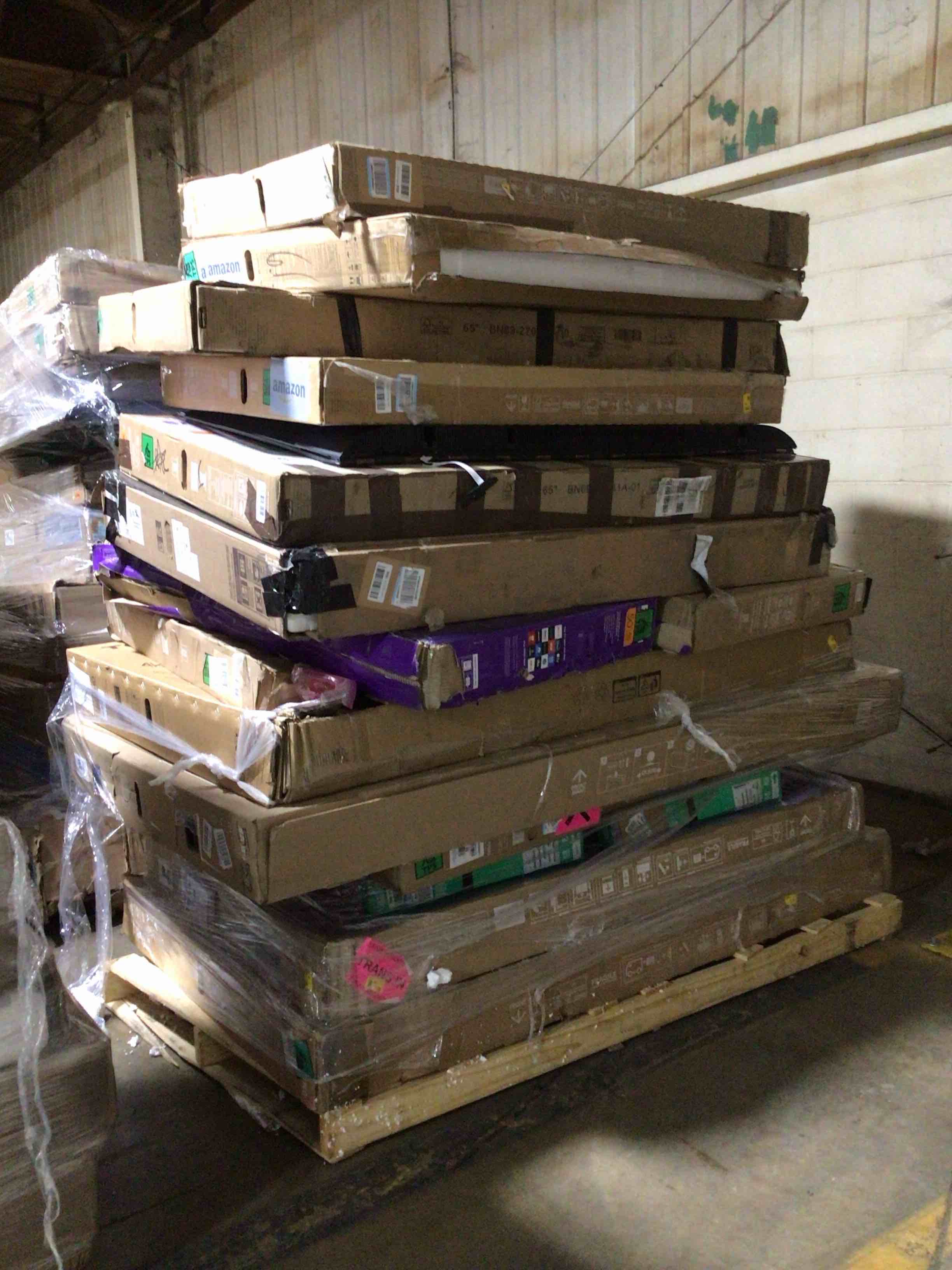 17 TV’s, Most 55 Inches or Larger, Brands Like LG, Samsung, Roku and Vizio for Parts or Repair, Your Bid Per TV.