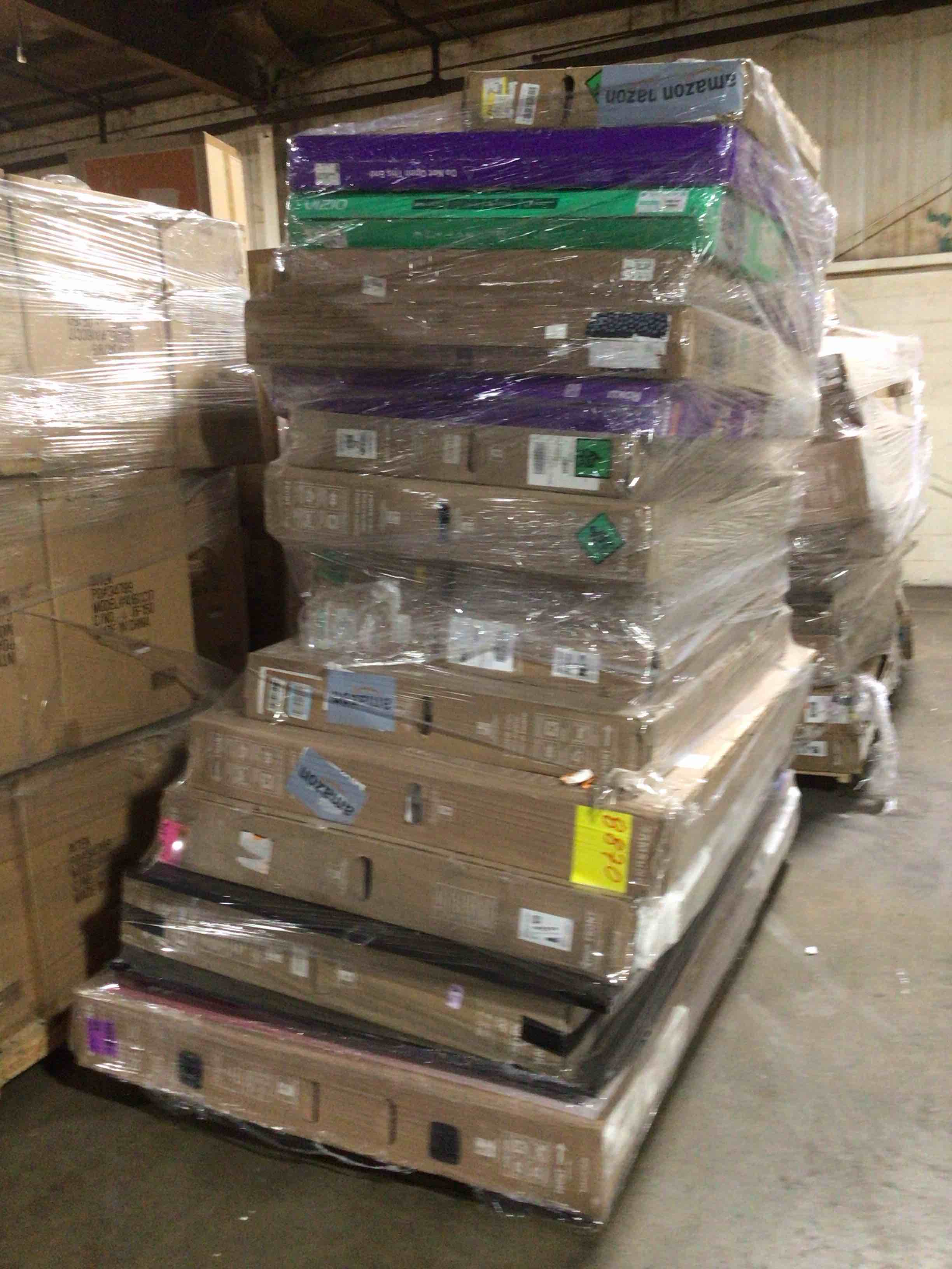 Condition photo showing As Is for 22 Tv’s,  Most 55 Inches or Larger, Brands Like LG, Samsung, Roku, and Vizio for Parts or Repair. Your Bid Per Tv. 