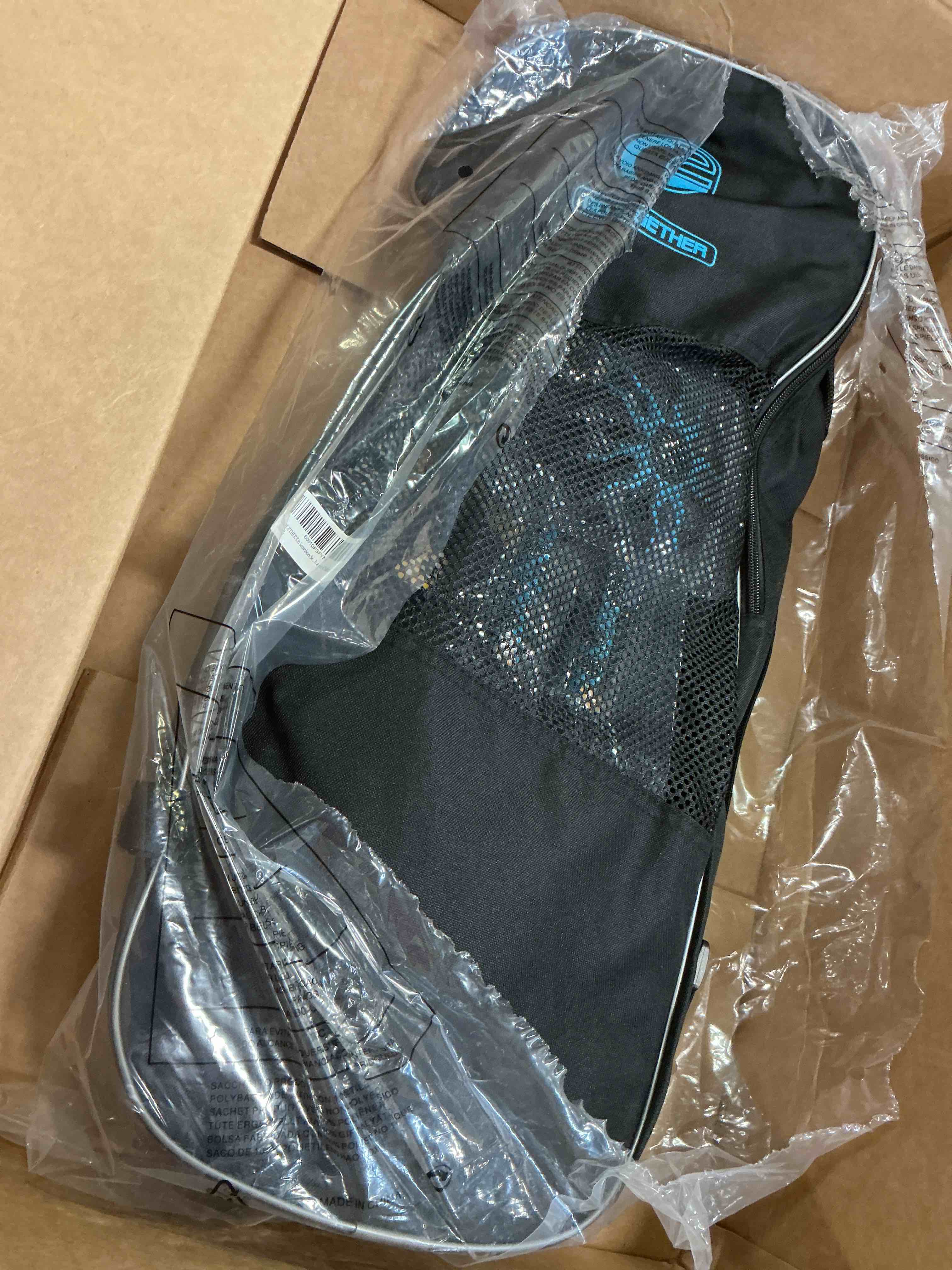 Condition photo showing As Is for G2 16 Inch Kids Snowshoes, Snow Baskets, Storage Bag, Fast Ratchet Binding Design, for Child Youth Boys and Girls, Blue&Orange Avaliable