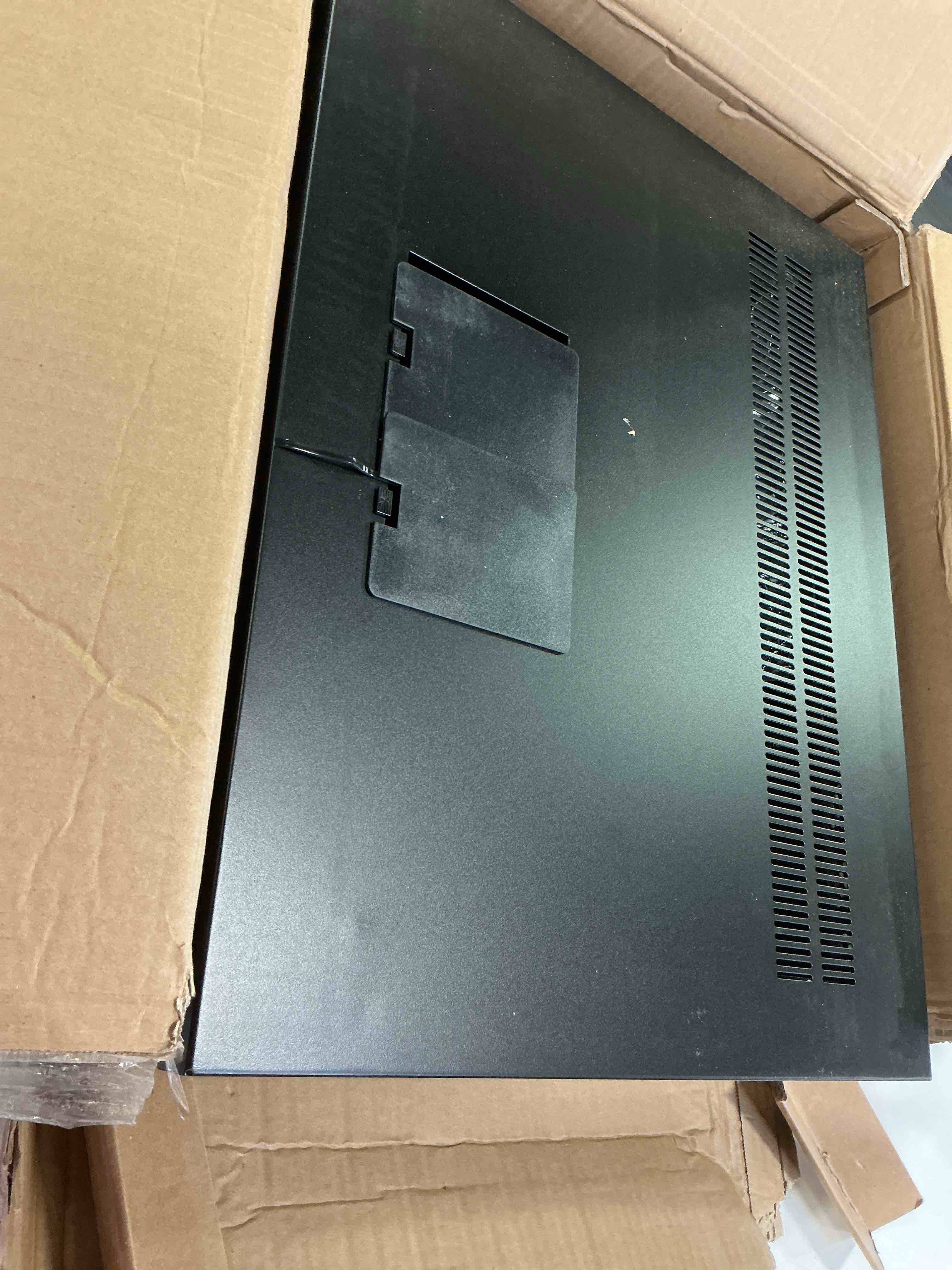 Condition photo showing As Is for Tecmojo 6U Wall Mount Server Cabinet IT Network Rack Enclosure Lockable Door and Side Panels Black, Cooling Fan, Standard Glass Door, 450mm Depth, for 19” IT Equipment, A/V Devices 6U/Glass Door/Black