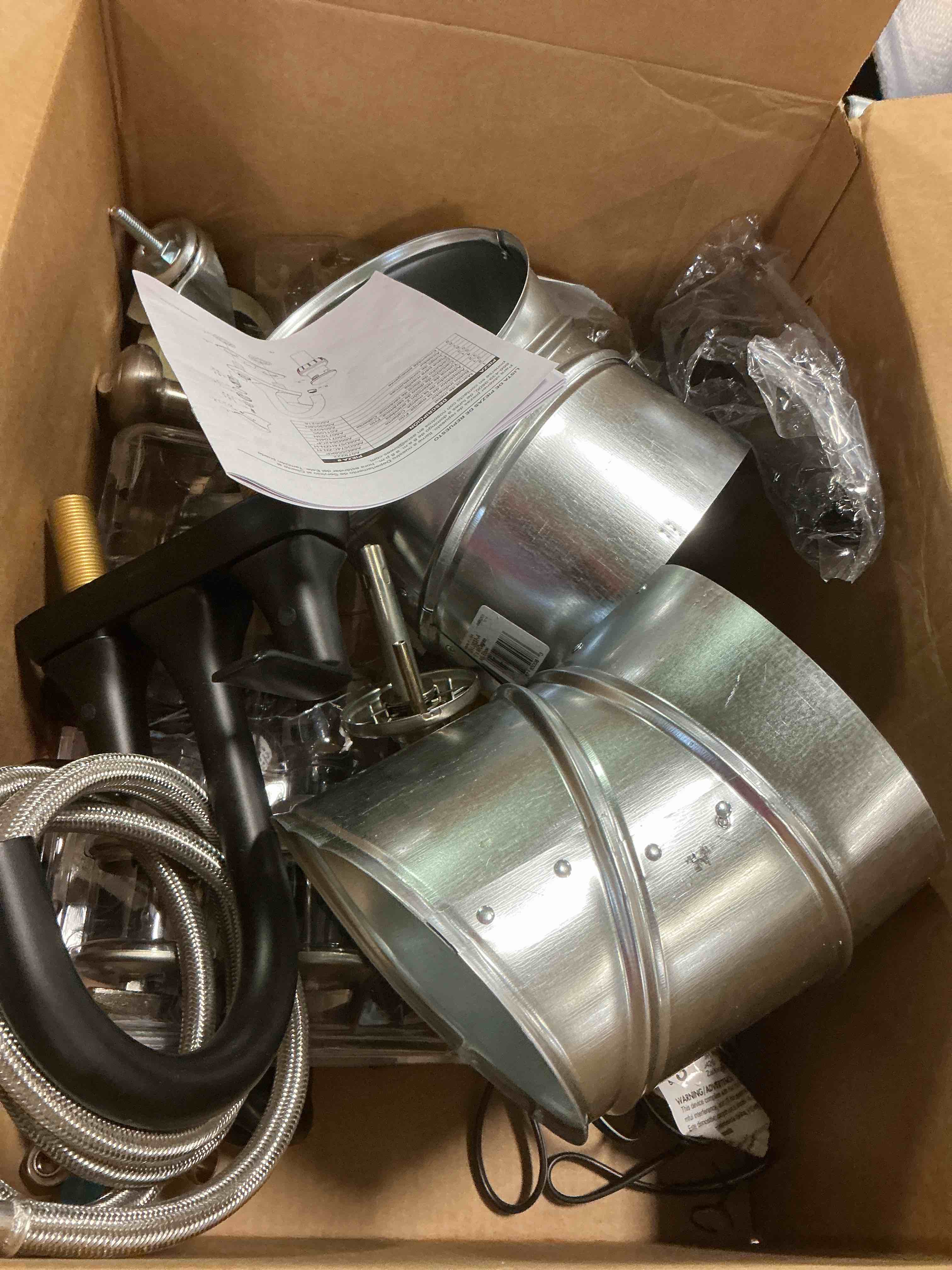 Condition photo showing As Is for Assorted Home Improvement Lot (Small Tools, Screw, Home Accessories, etc.)