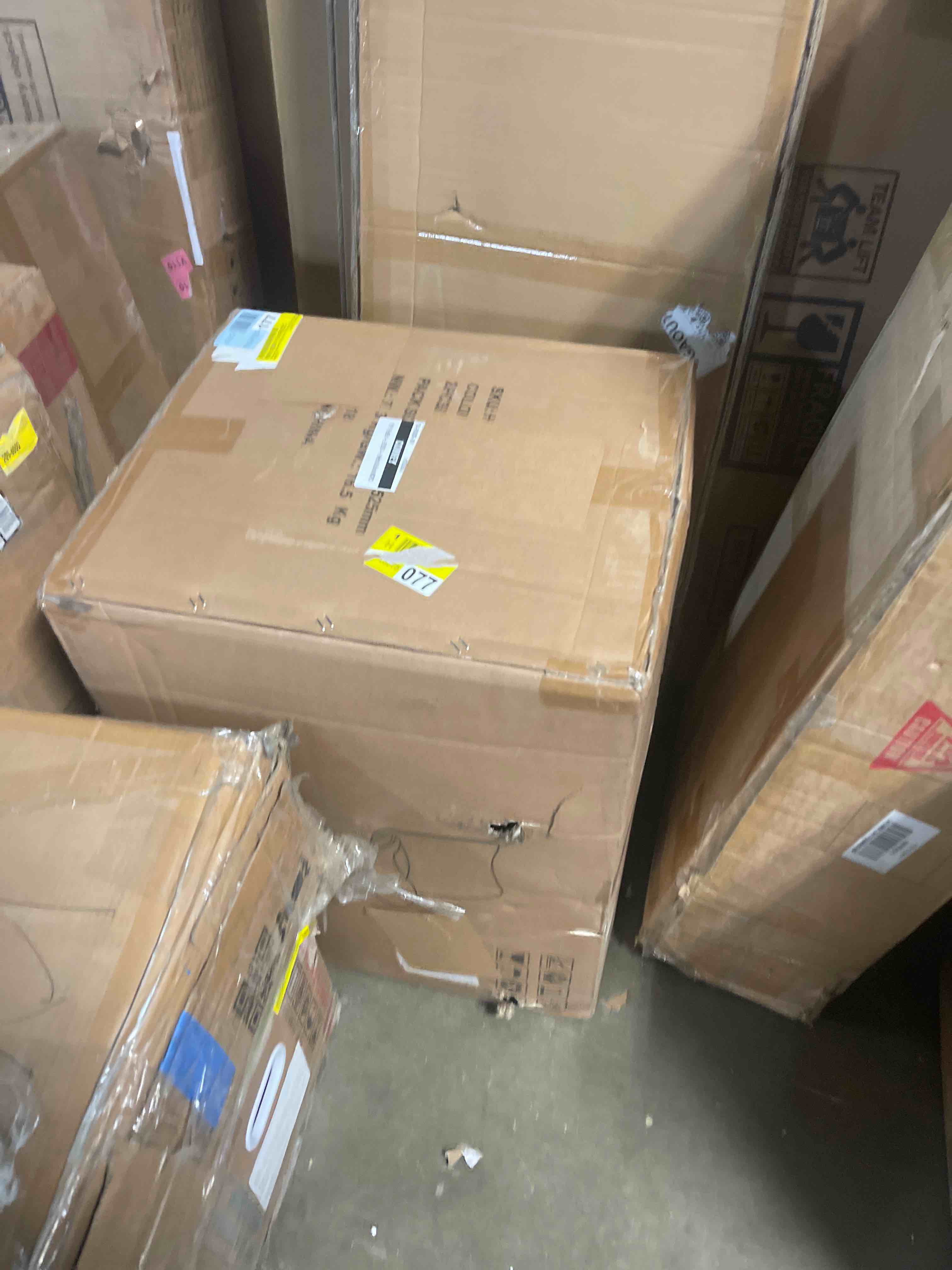 Condition photo showing New/Like New for Modern Upholstered Faux Leather Dining Chairs (Set of 2)