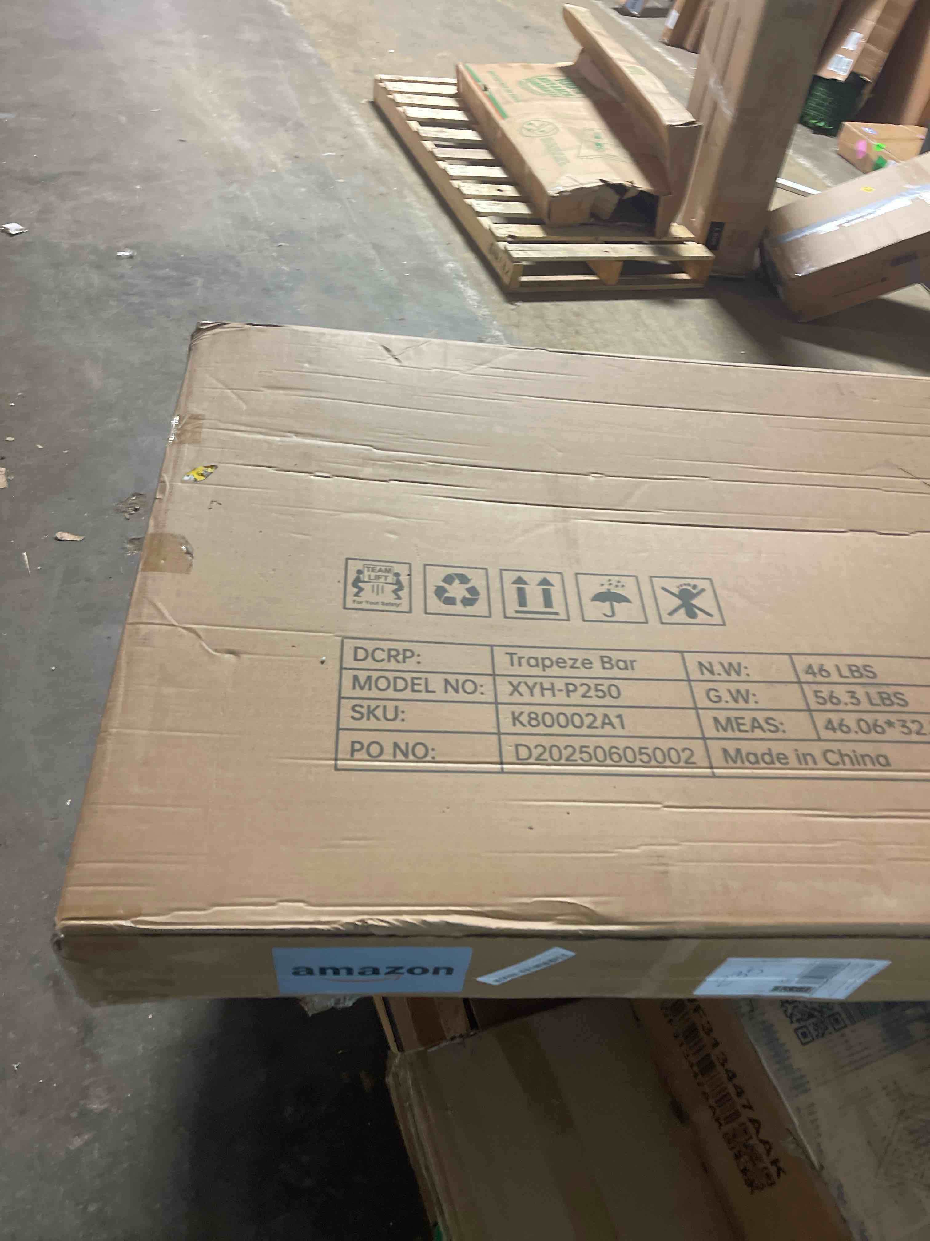 Condition photo showing New/Like New for Trapeze Bar for Bed Mobility, Heavy Duty Pull Up Assist Bar with Floor Stand, 5Ft-7Ft Height Adjustable Trapeze Bar, Medical Patient Mover for Care Facilities, White Fixed Feet